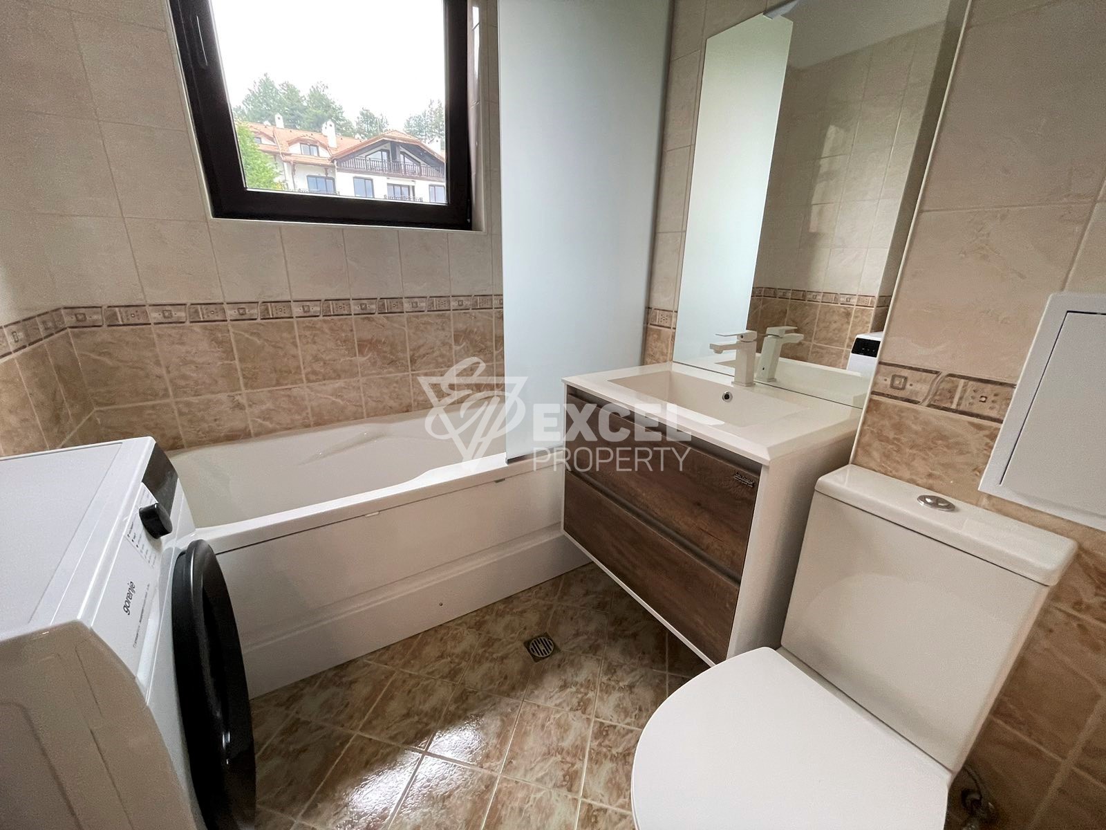 New furniture! One-bedroom apartment for sale in the hotel complex ”3 Mountains”