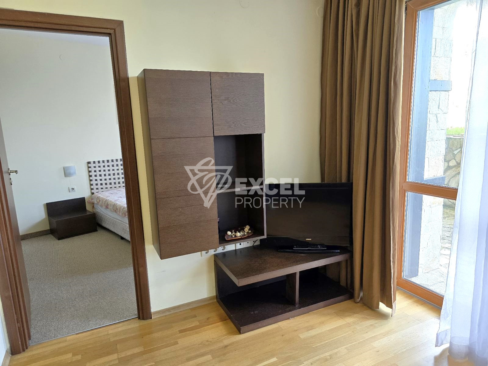 One-bedroom apartment on the ground floor for sale in the All Seasons Club complex, Bansko