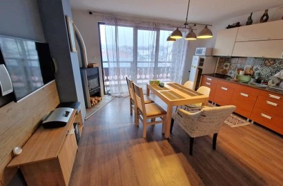 No maintenance fee! Southern one-bedroom apartment with its own basement, next to the Billa store in Bansko