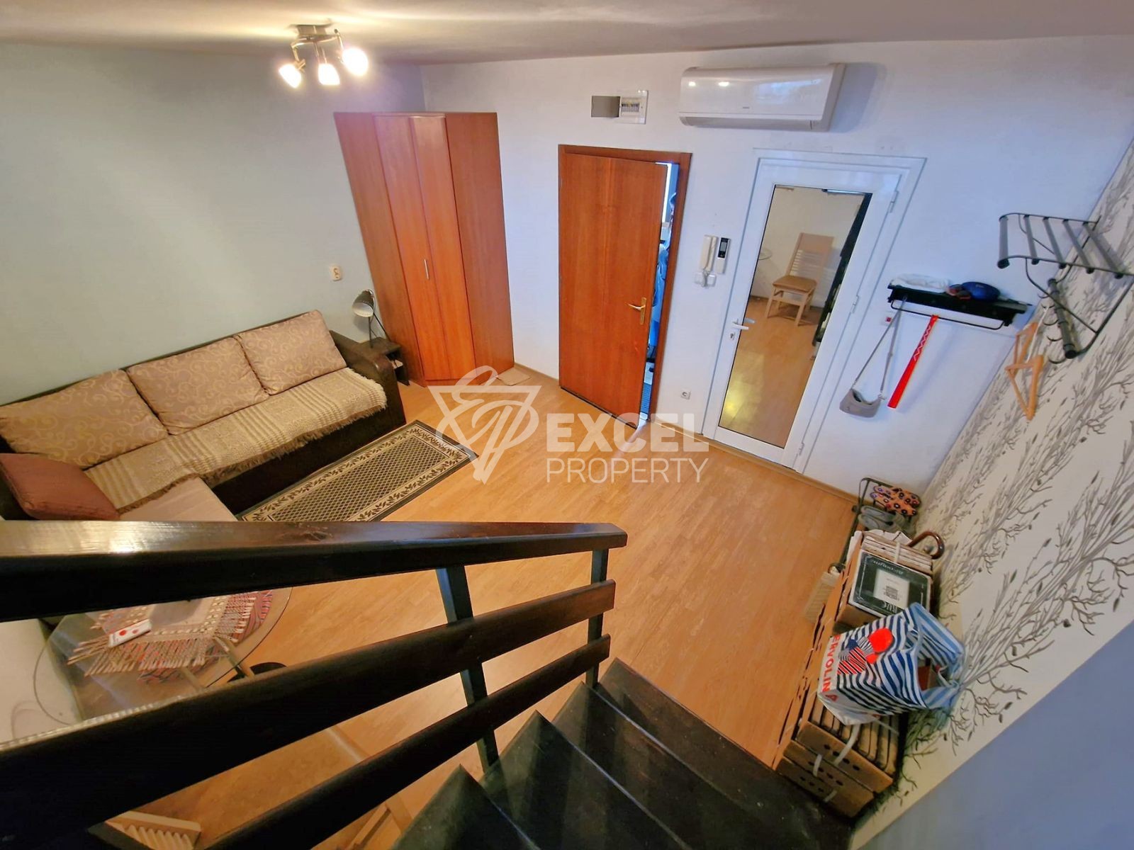 No maintenance fee! Southern one-bedroom apartment with its own basement, next to the Billa store in Bansko