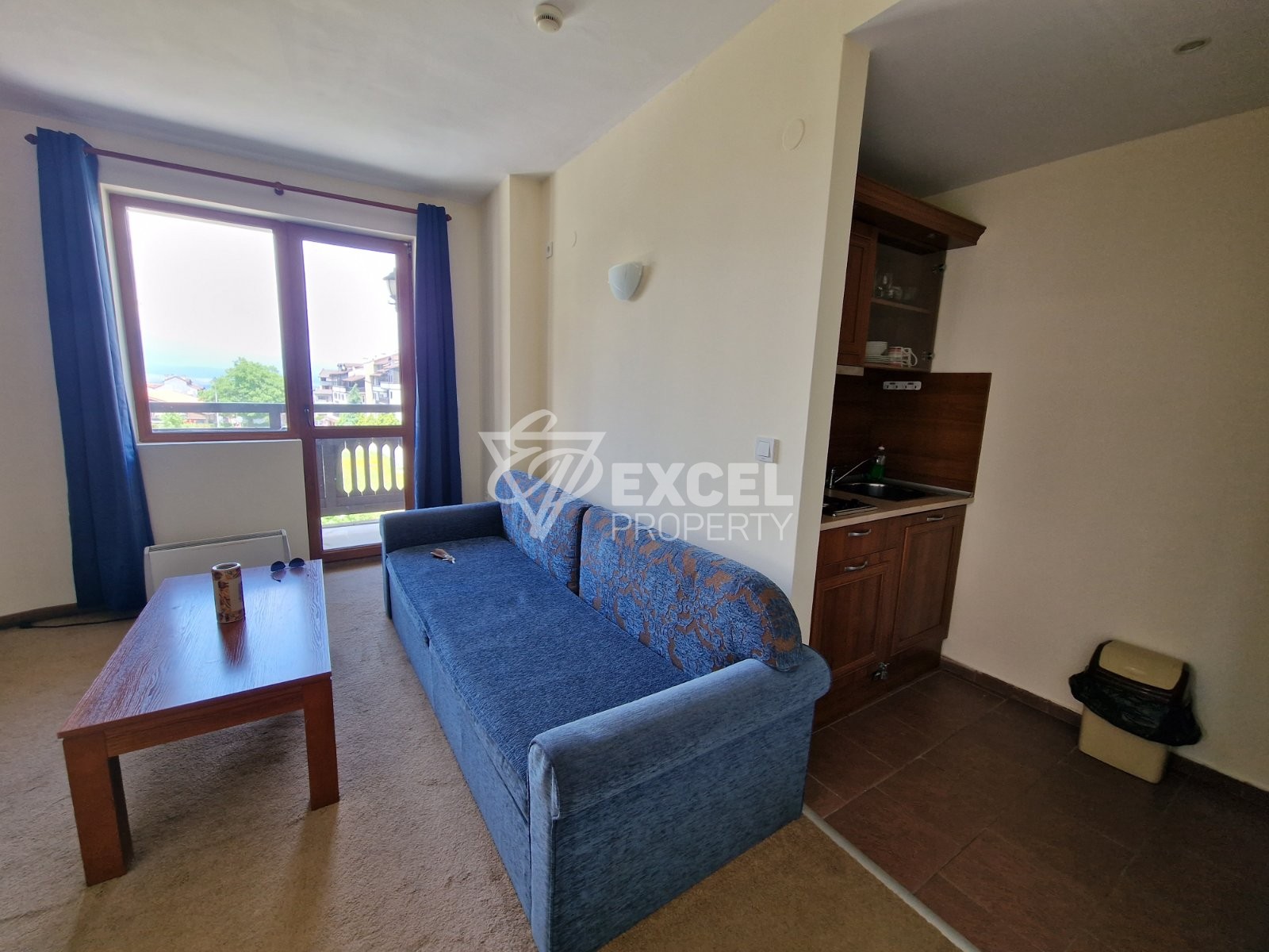 One-bedroom apartment for rent 50 meters from the Kempinski Hotel in Bansko