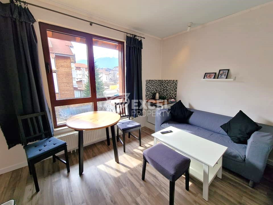 Modern furnished studio for sale, just 100m from Flash, Bansko