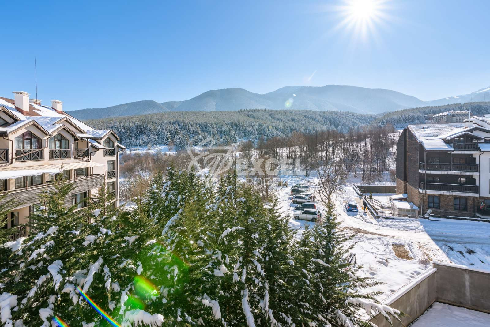 Two-bedroom apartment for sale in a low-tax building with an amazing Pirin panorama