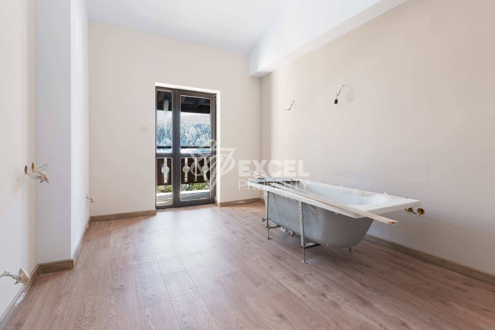 Two-bedroom apartment for sale in a low-tax building with an amazing Pirin panorama