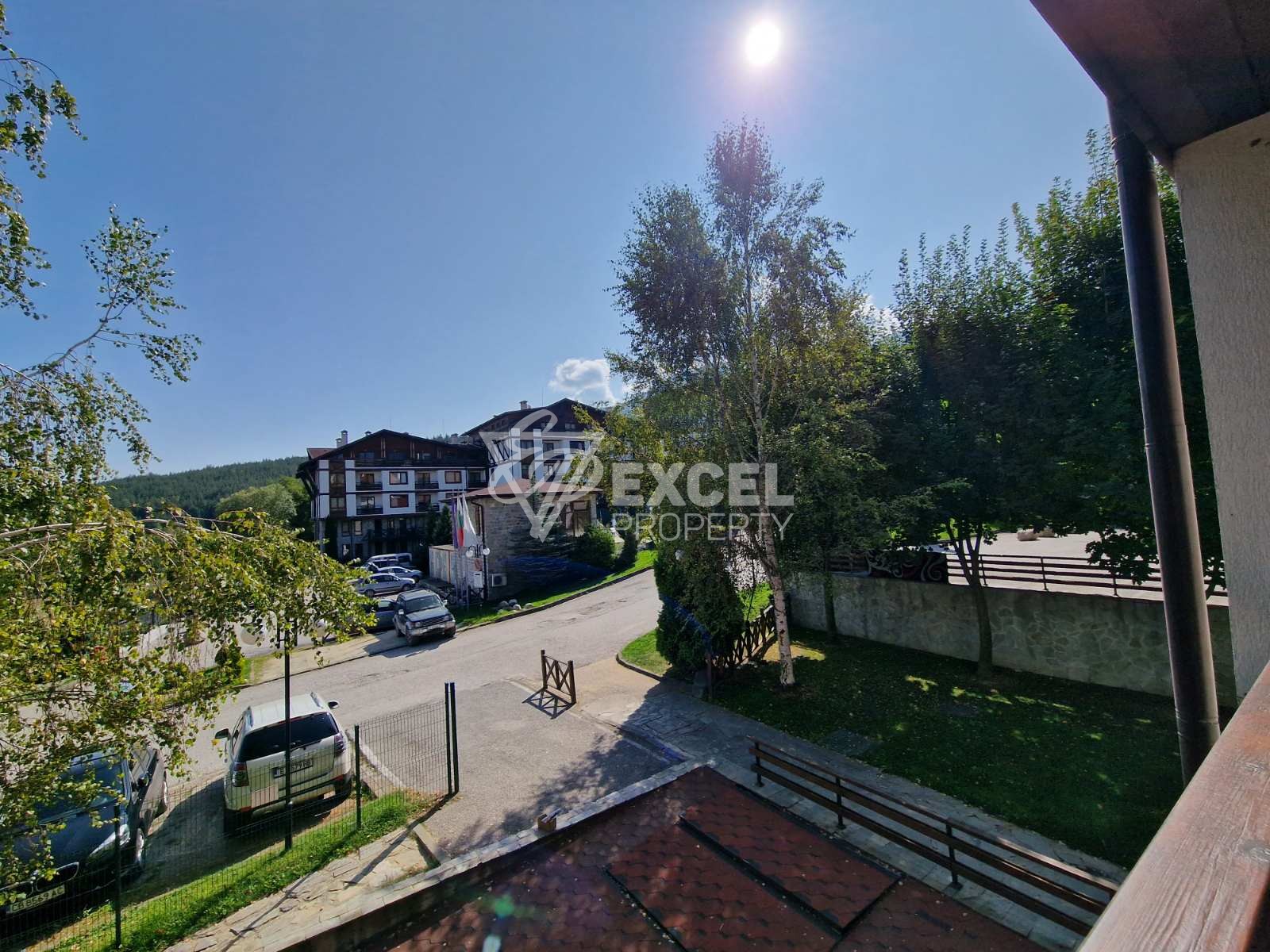 One-bedroom apartment with pool view in the hotel part of Green Life, Bansko