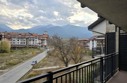 Southern one-bedroom apartment with a wonderful view for sale, only 200m from the ski lift in Bansko