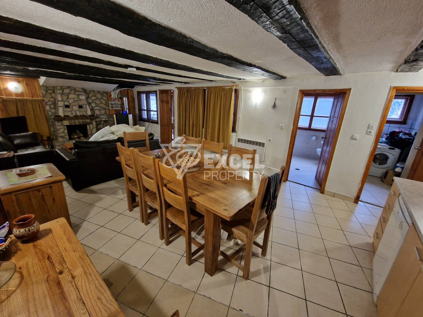 Authentic two-storey house for sale in the old part of Bansko, 200m from the Church of the Holy Trinity