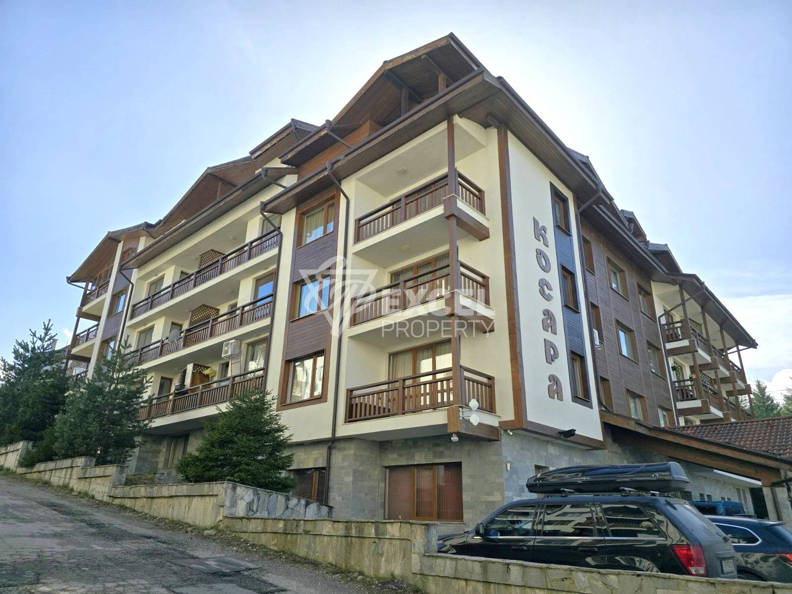 One-bedroom apartment on the ground floor for sale in Bansko! 100m from the ski road