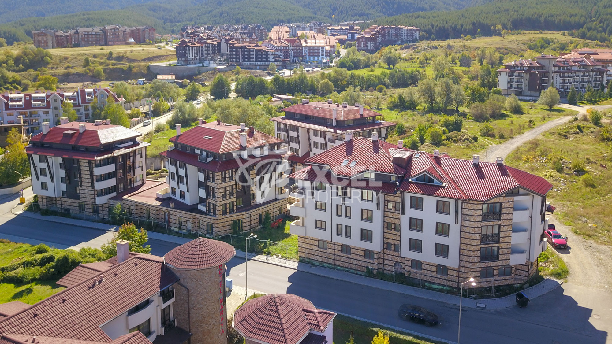 "Mountain Homes" complex with an excellent location in Bansko