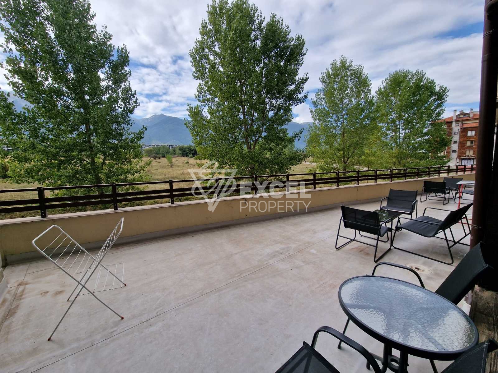 South two-bedroom apartment with a spacious terrace in the year-round Park Hotel Murite complex