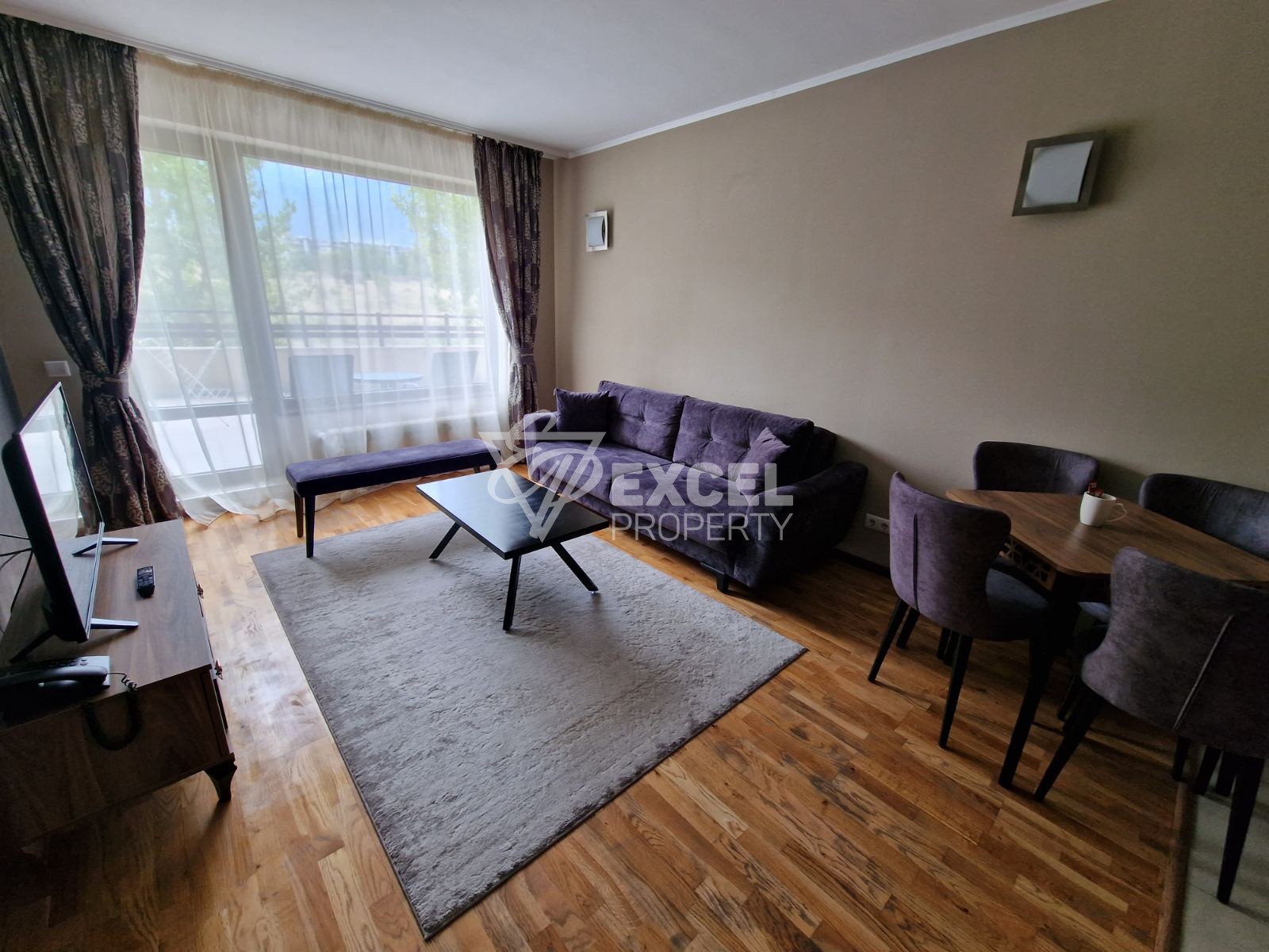 South two-bedroom apartment with a spacious terrace in the year-round Park Hotel Murite complex
