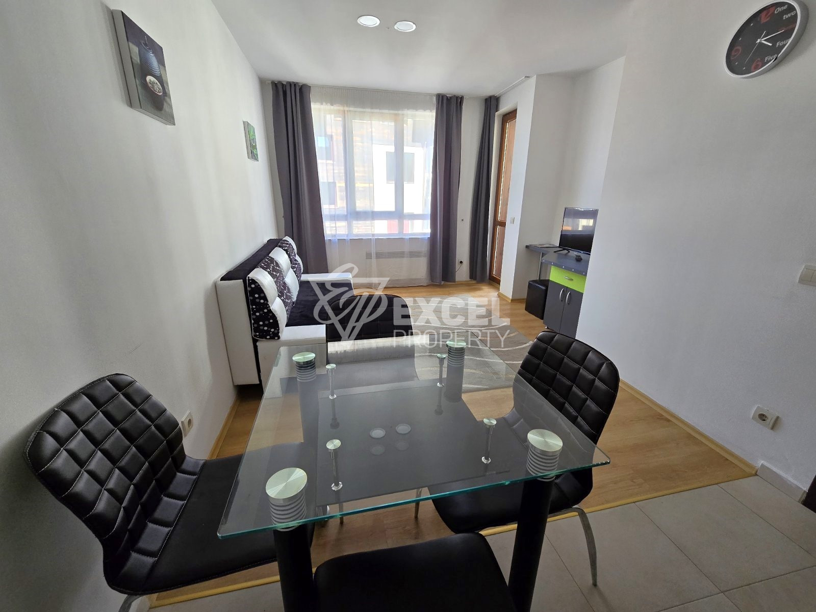 One-bedroom apartment with new furniture in a complex with mineral water, Bansko