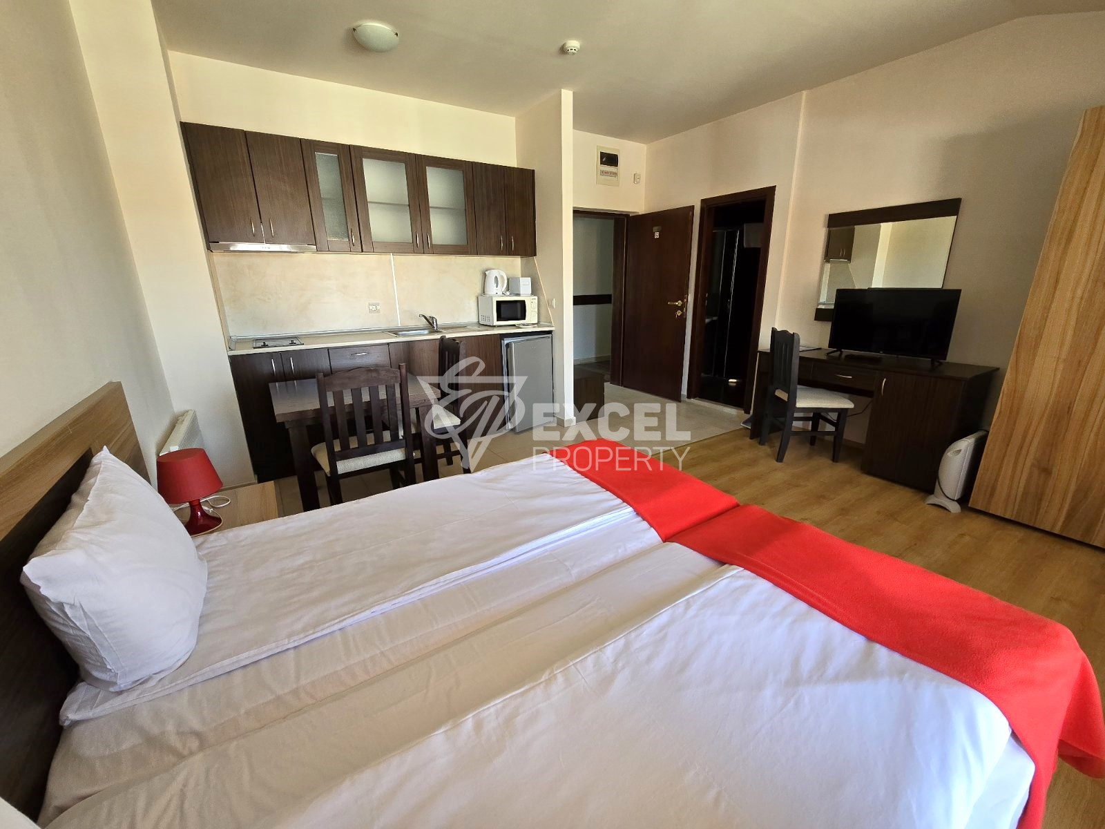 Furnished studio for sale in a complex with mineral water, Bansko!
