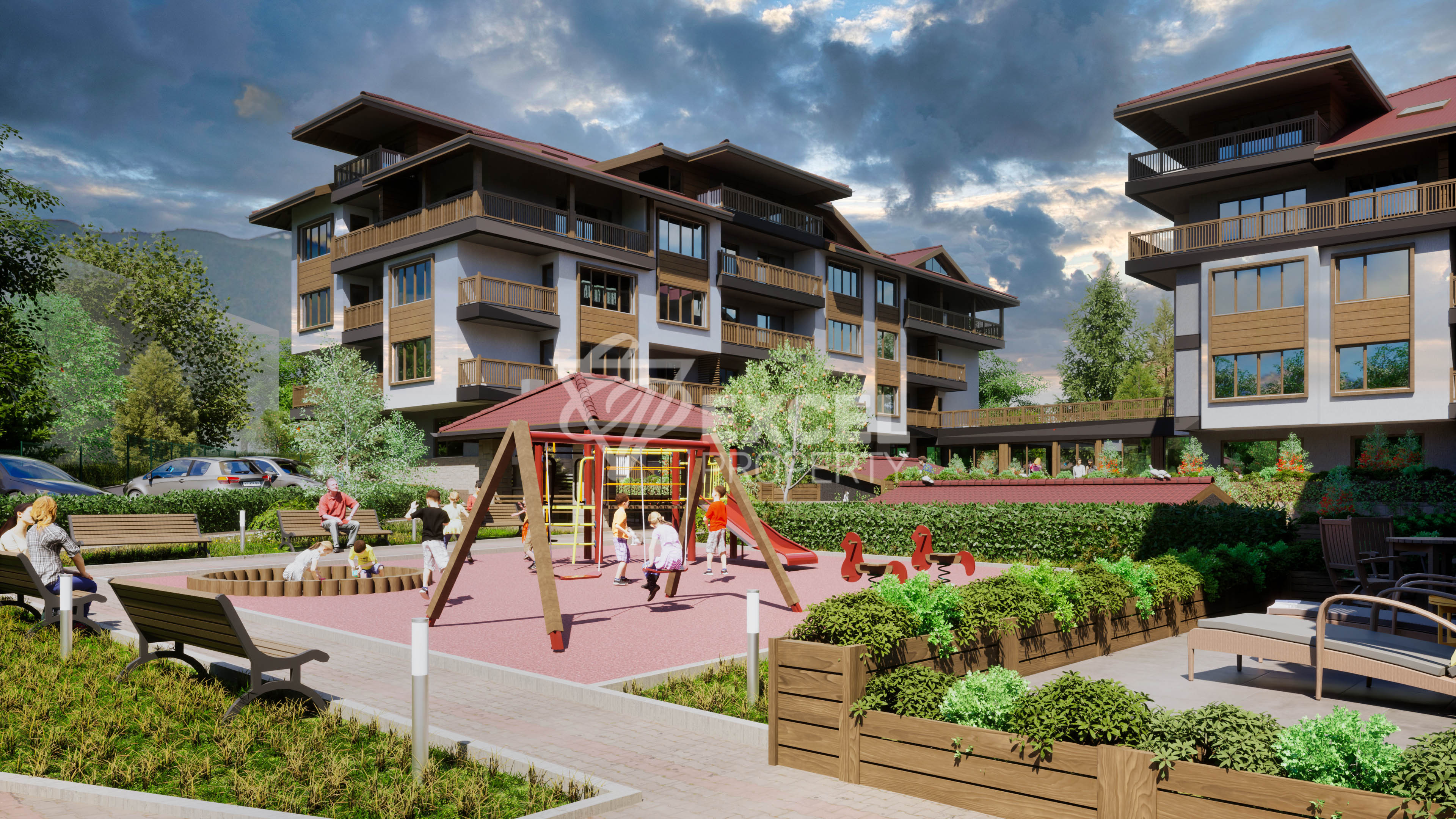 "Park Land" new residential complex in Bansko