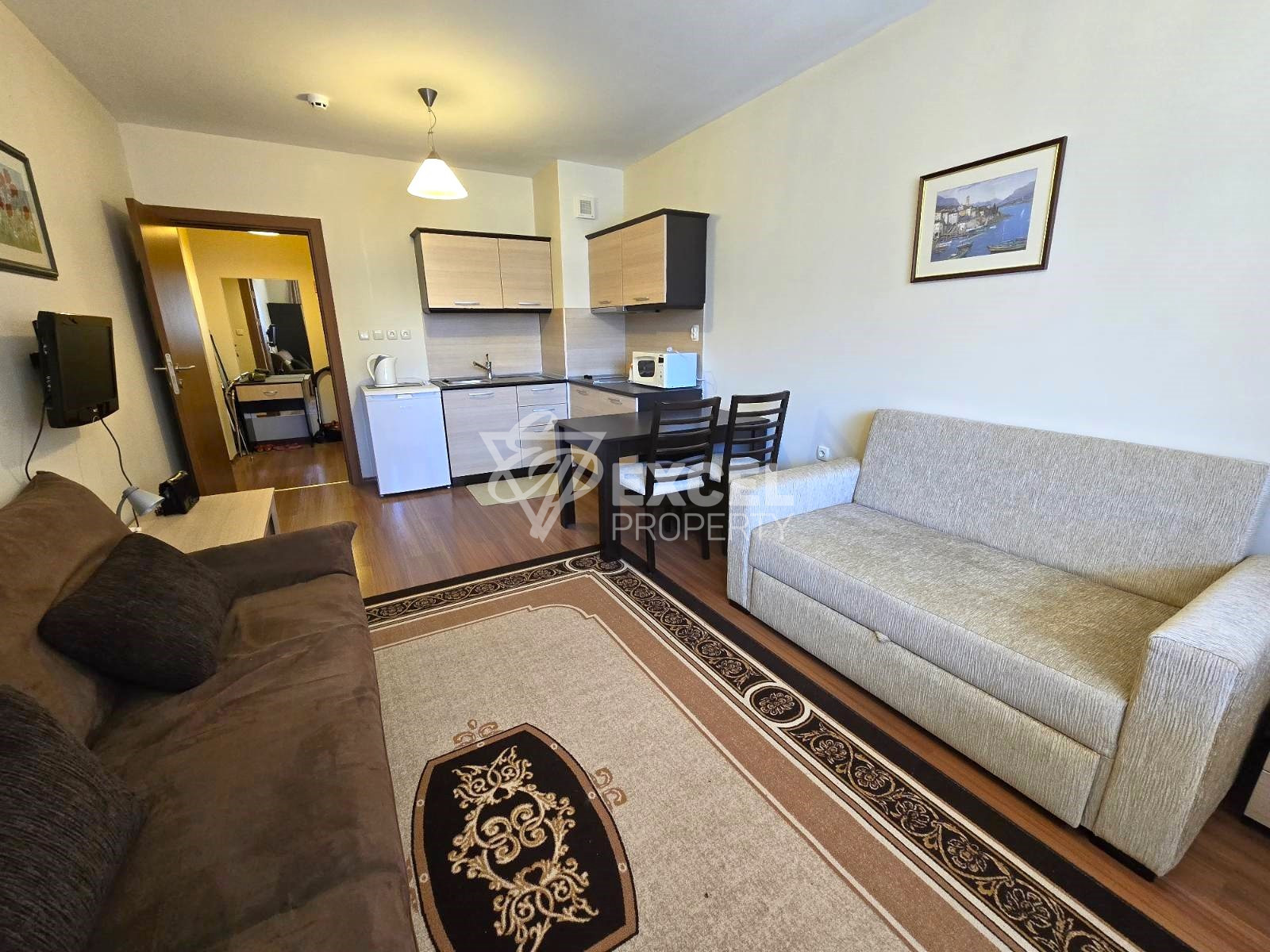 Spacious studio for sale with a captivating mountain view in Hotel Regnum 5✱, Bansko