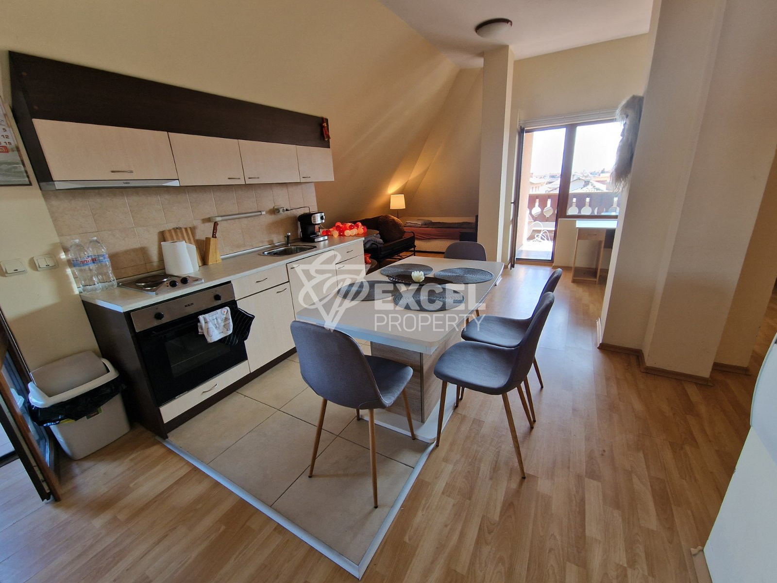 Furnished one-bedroom apartment with a wonderful view of Pirin for rent in Bansko!