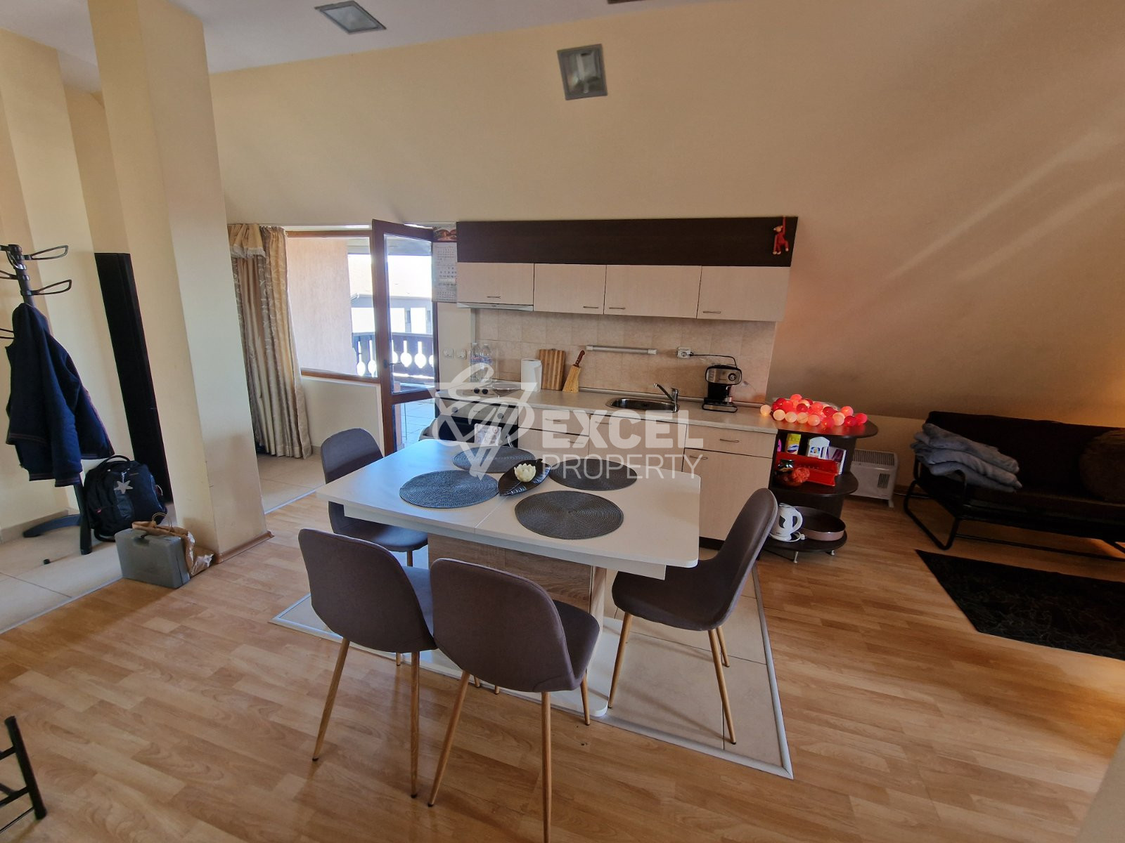 Furnished one-bedroom apartment with a wonderful view of Pirin for rent in Bansko!