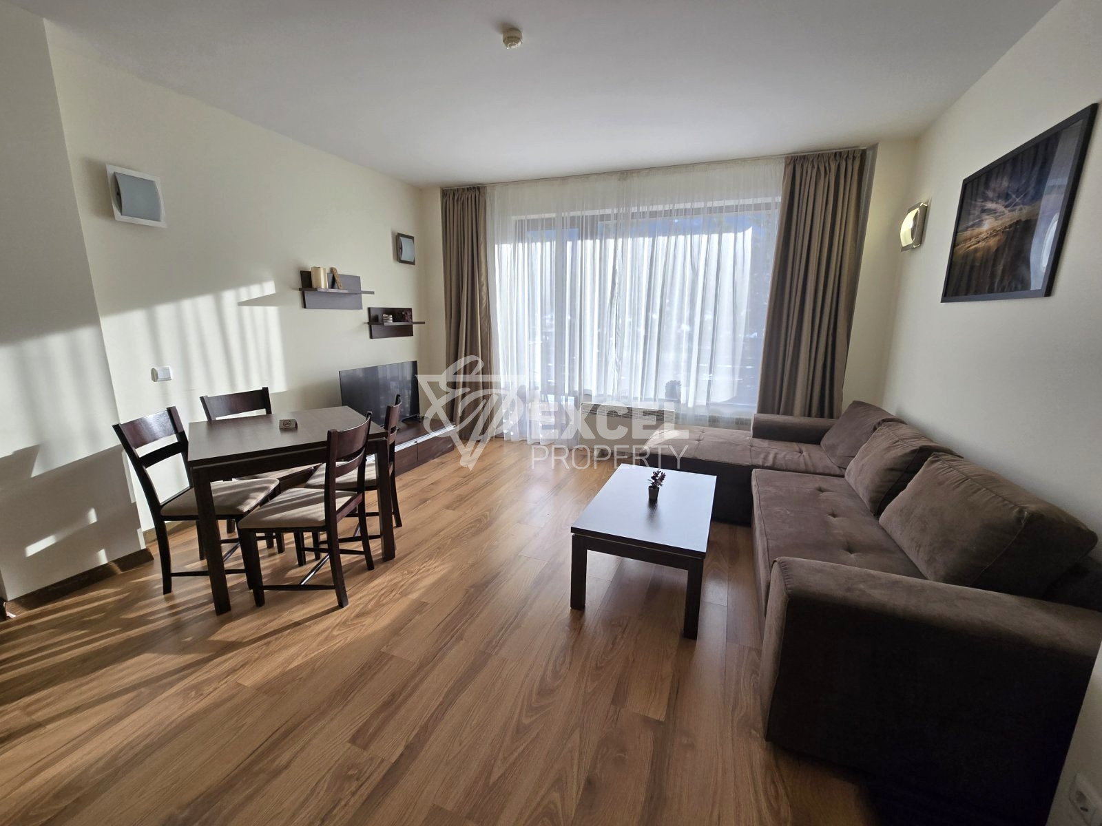Two-bedroom apartment with south exposure and stunning mountain views, Pirin Golf area