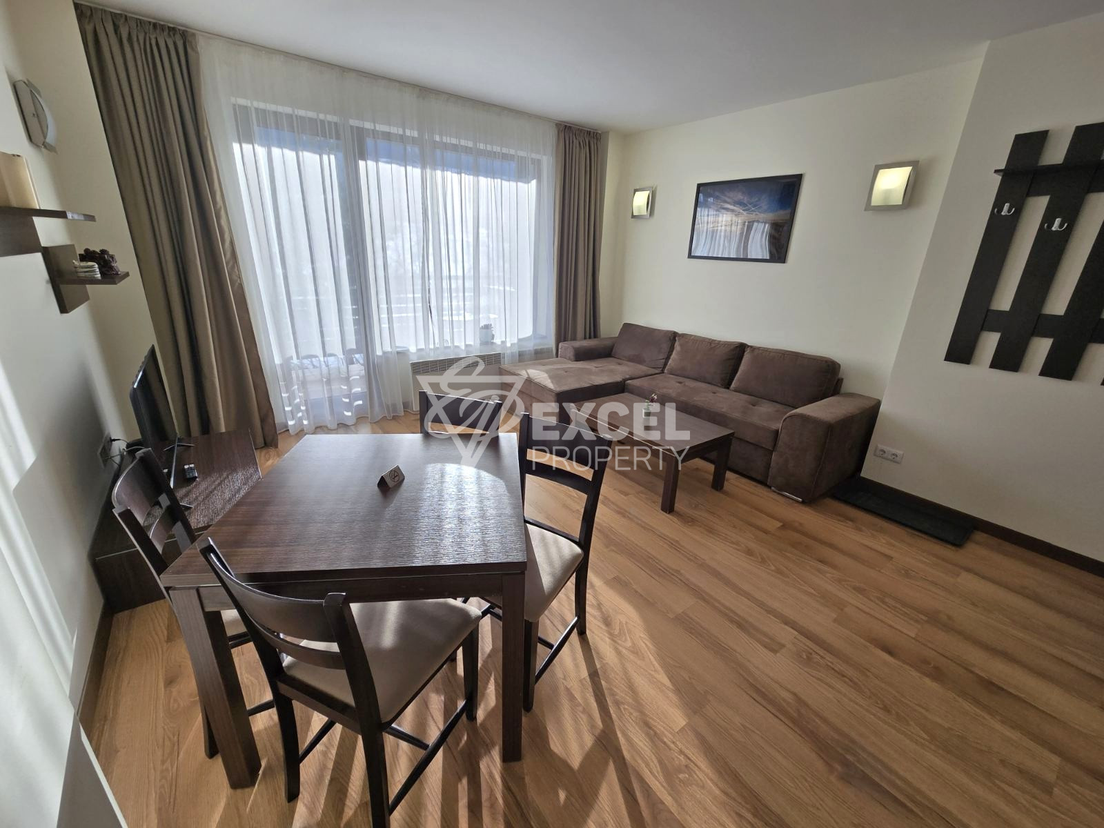 Two-bedroom apartment with south exposure and stunning mountain views, Pirin Golf area