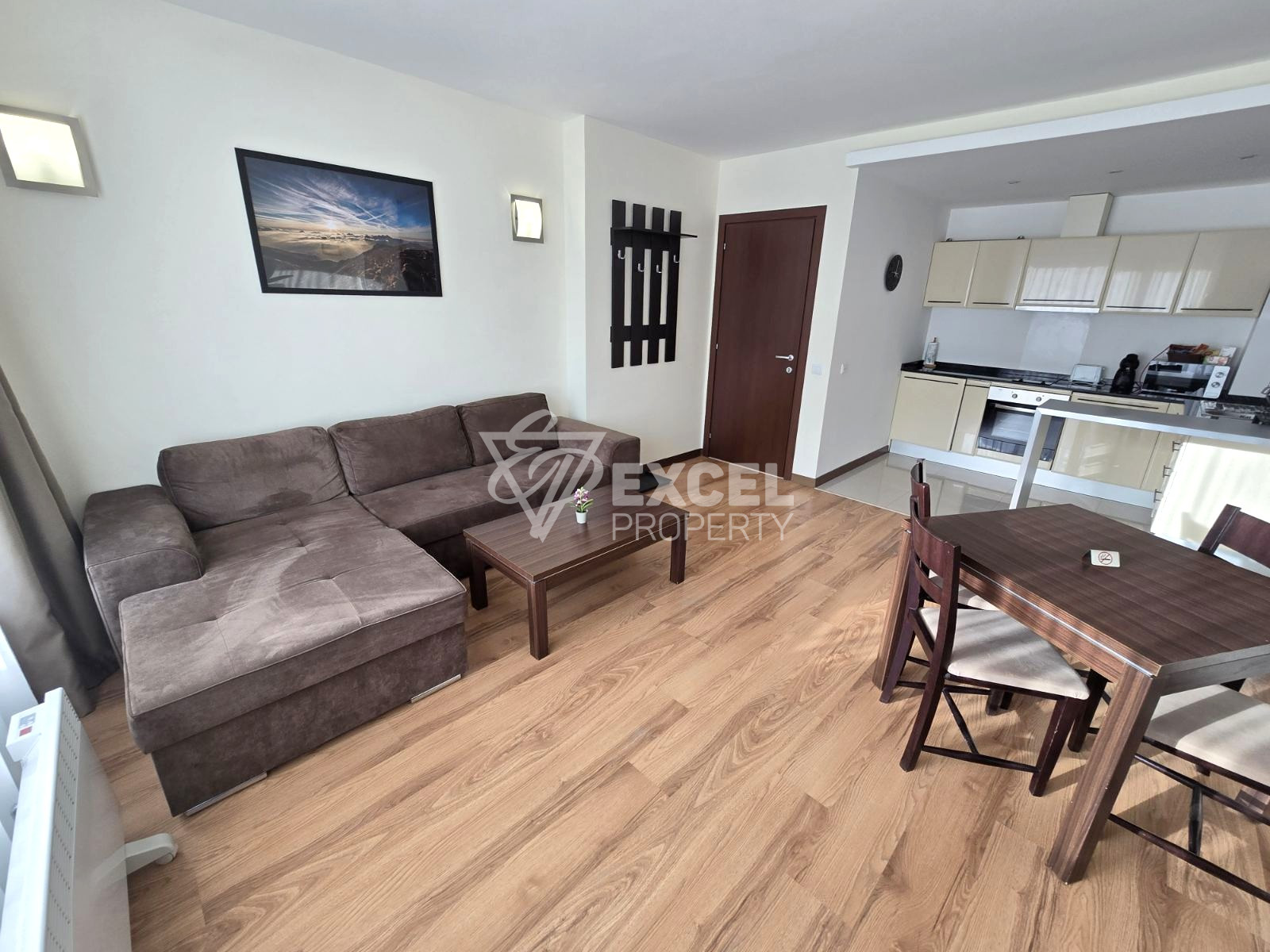 Two-bedroom apartment with south exposure and stunning mountain views, Pirin Golf area