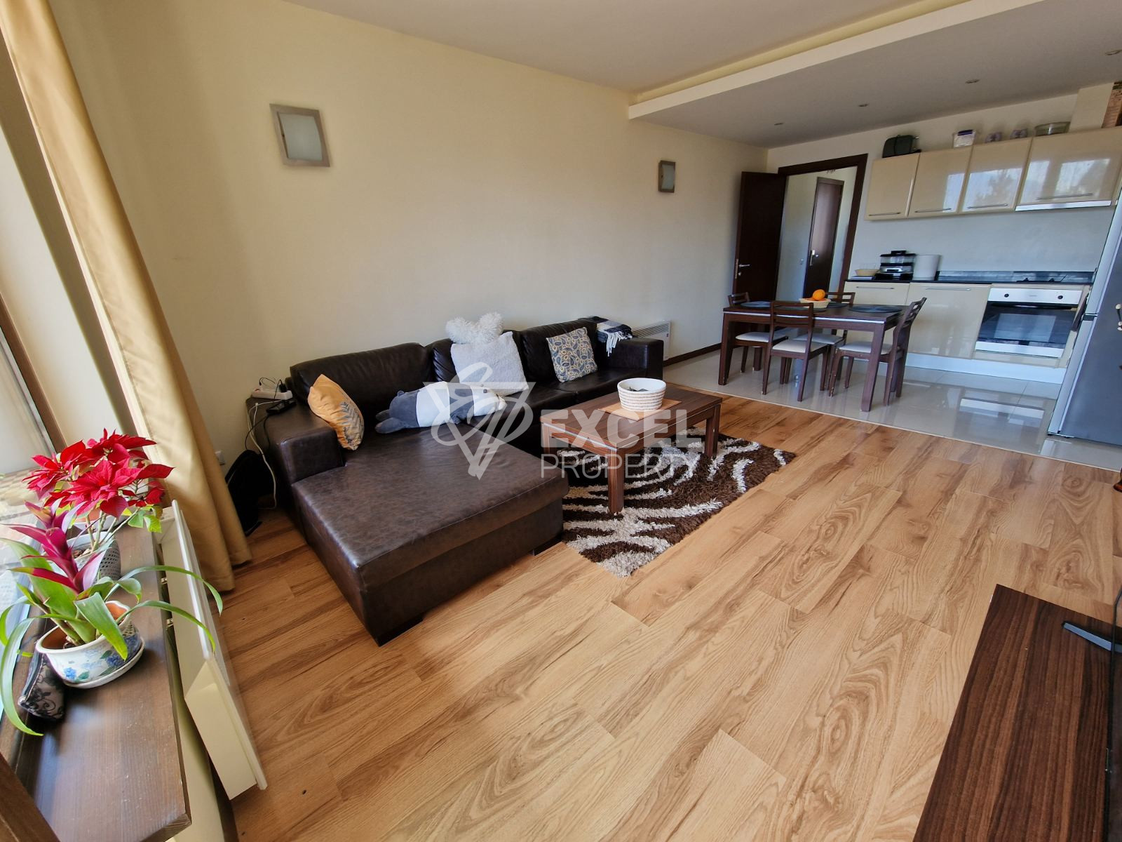 Two-bedroom apartment for sale with a view of the Pirin Mountains near Bansko