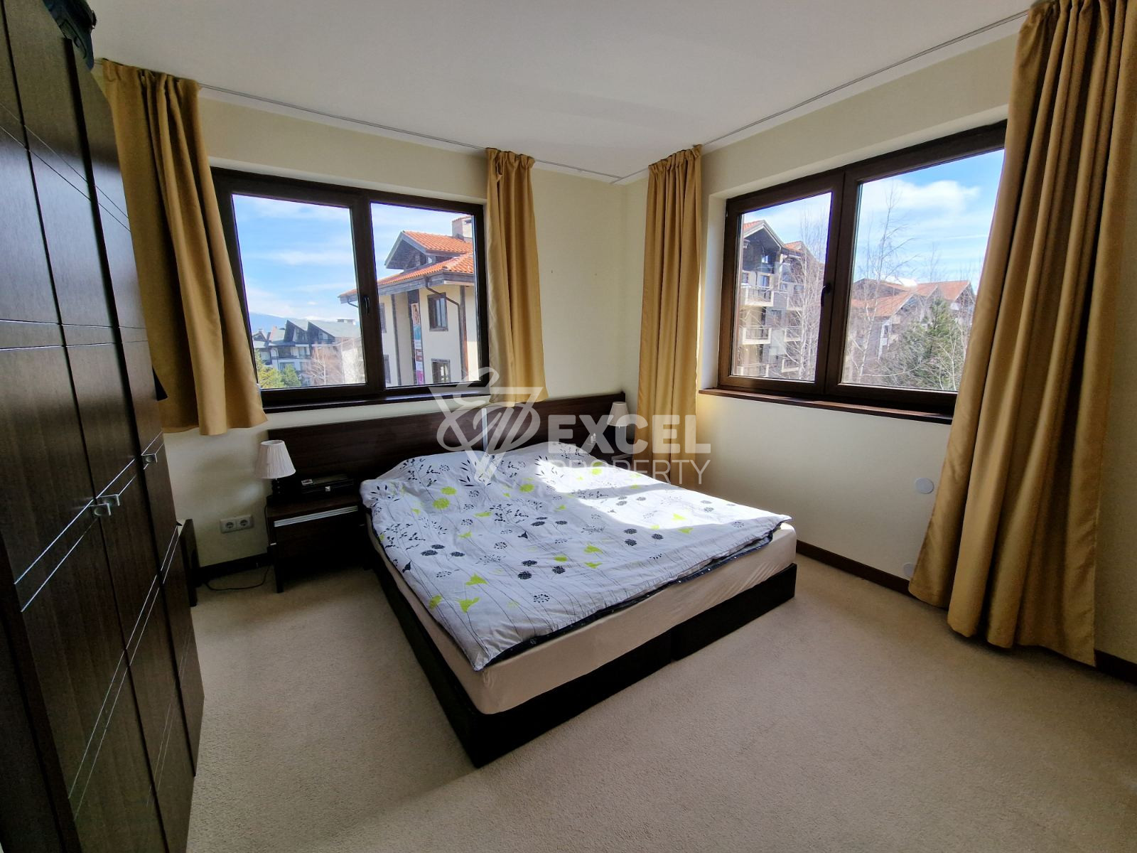 Two-bedroom apartment for sale with a view of the Pirin Mountains near Bansko