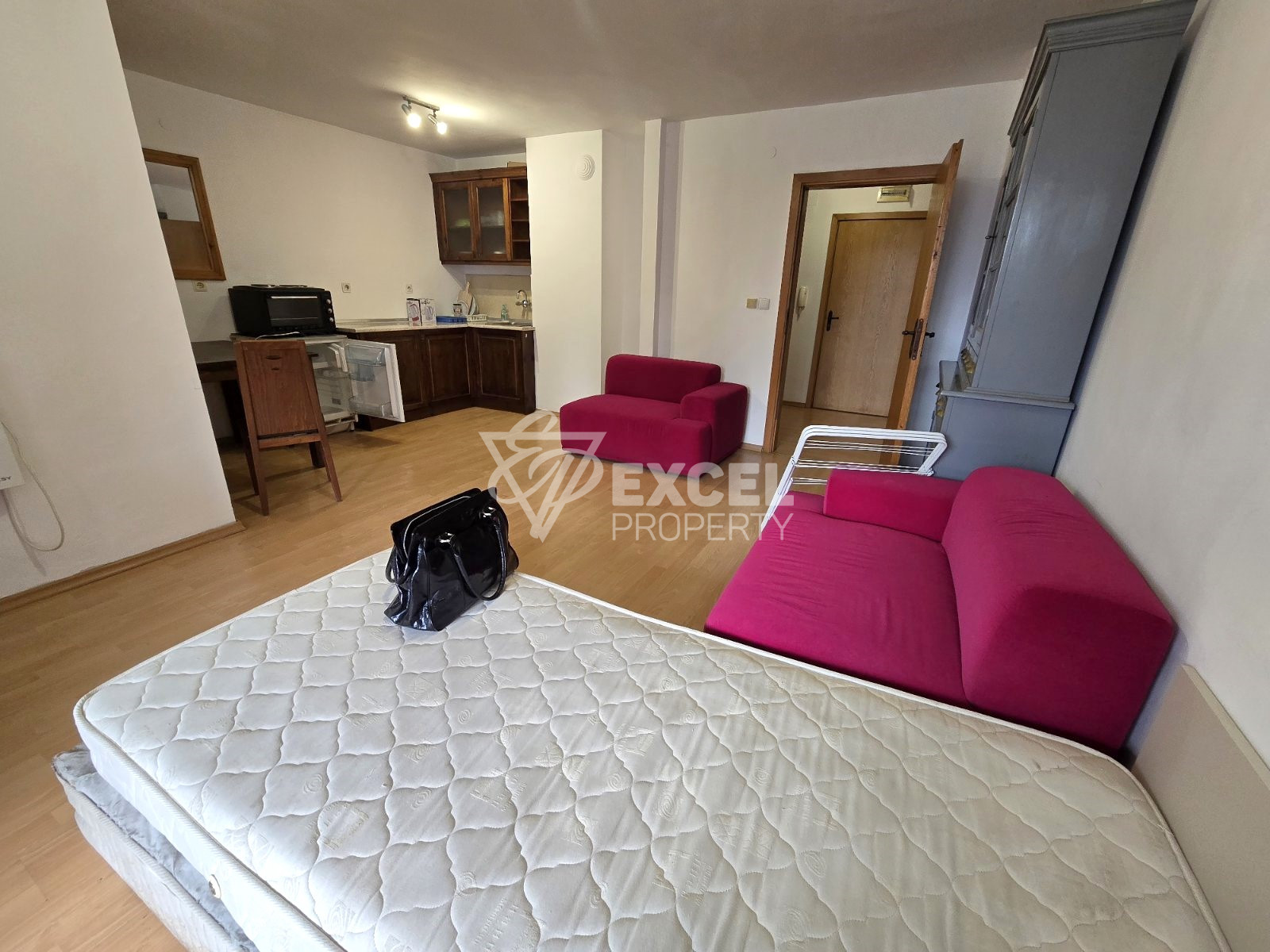 A spacious one-bed apartment in the heart of Razlog with a convenient location and beautiful view