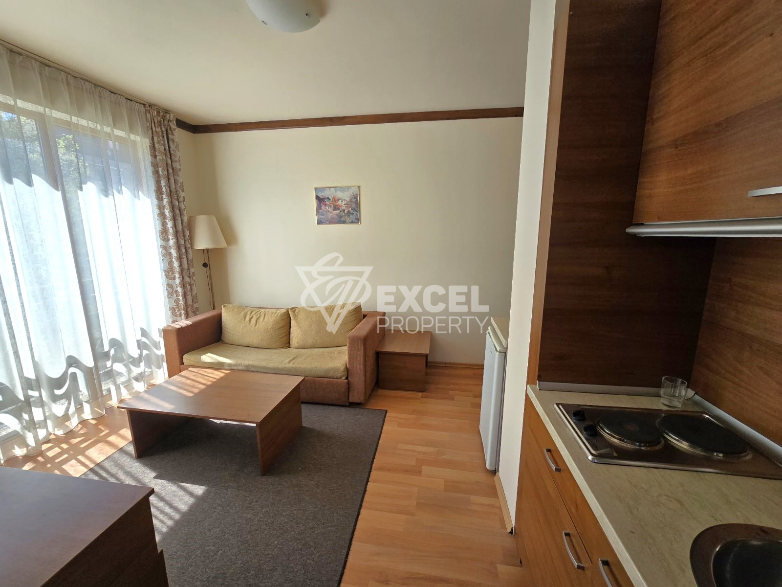 Furnished two-bedroom apartment for sale 50 meters from the ski lift, Bansko