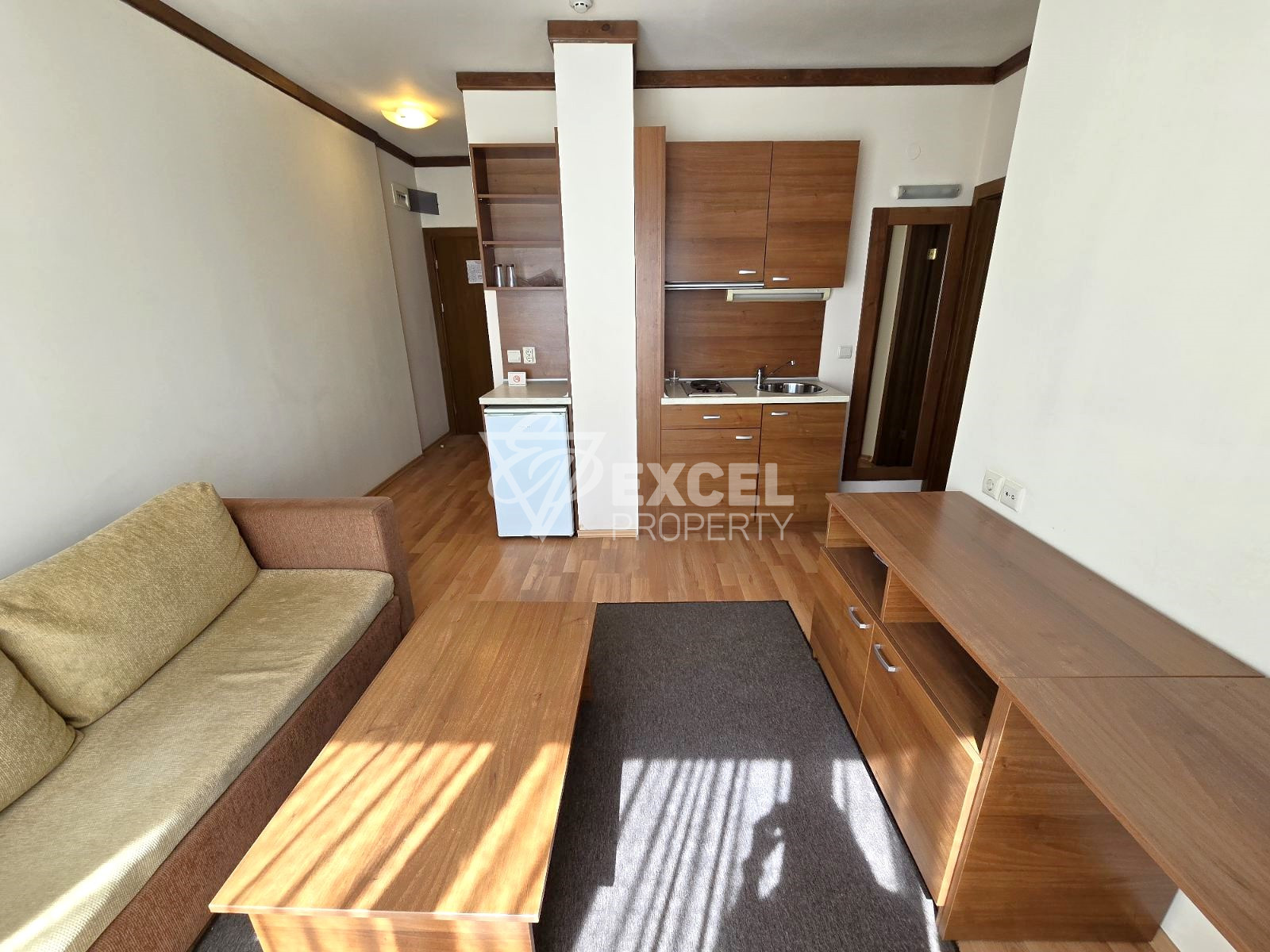 Furnished two-bedroom apartment for sale 50 meters from the ski lift, Bansko