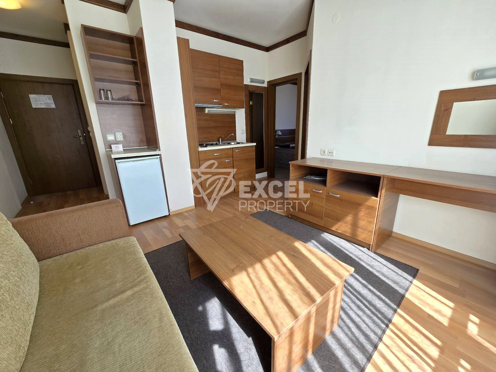 Furnished two-bedroom apartment for sale 50 meters from the ski lift, Bansko