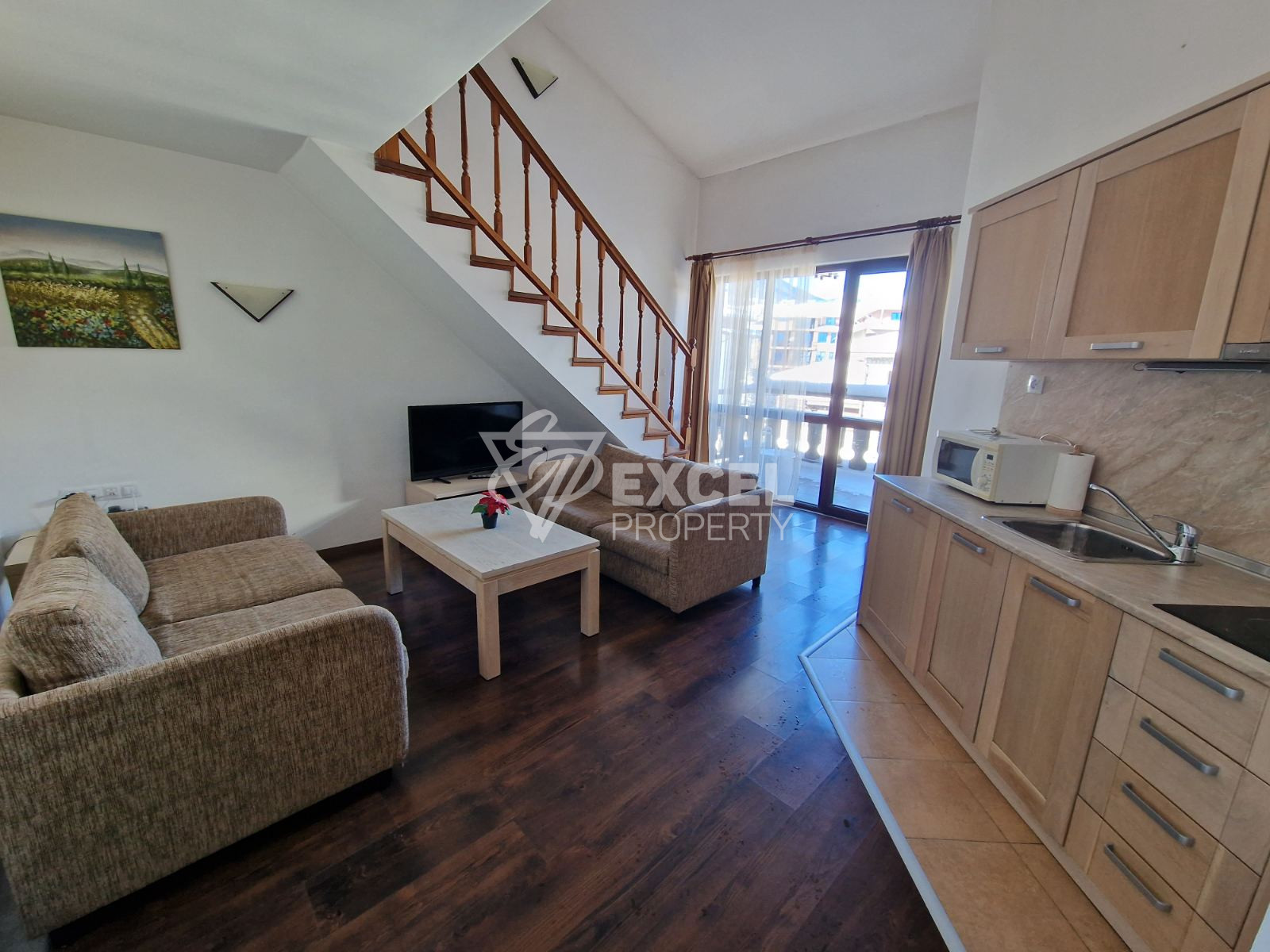 South-west apartment with three bedrooms and a captivating view of the peaks of the Pirin Mountains