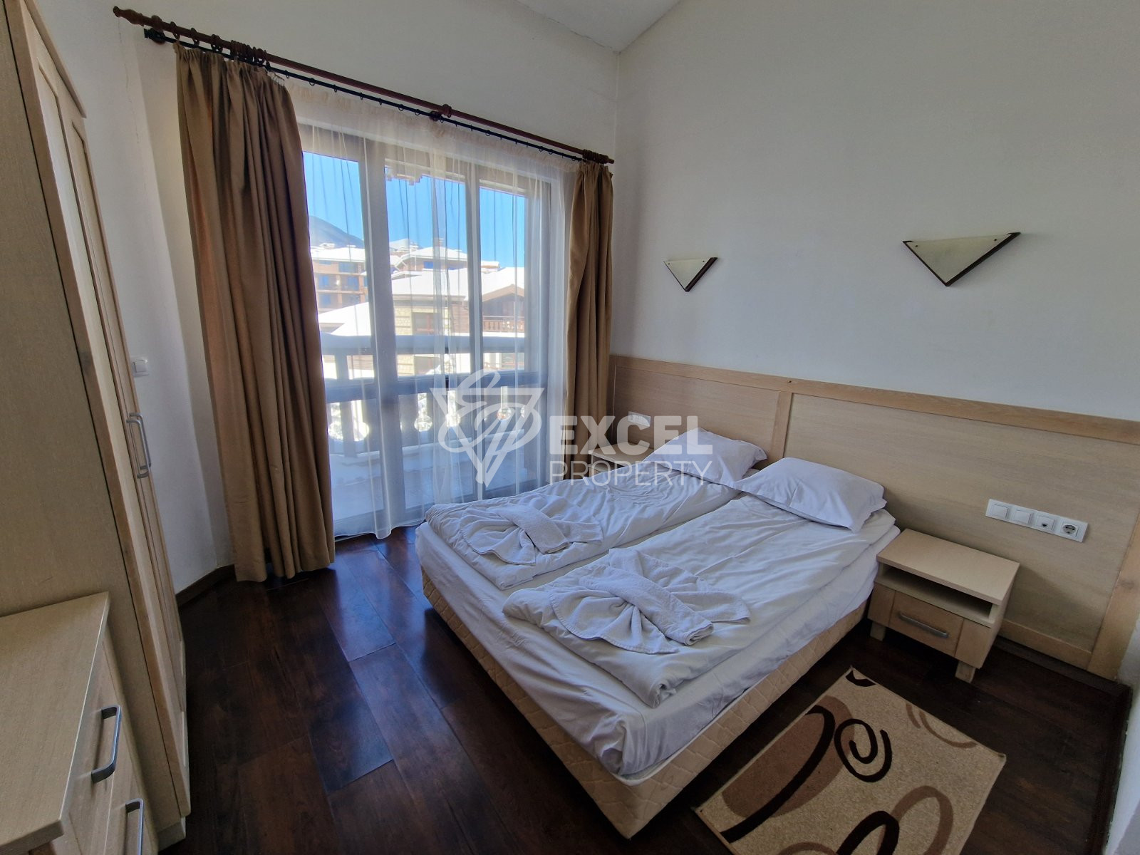 South-west apartment with three bedrooms and a captivating view of the peaks of the Pirin Mountains