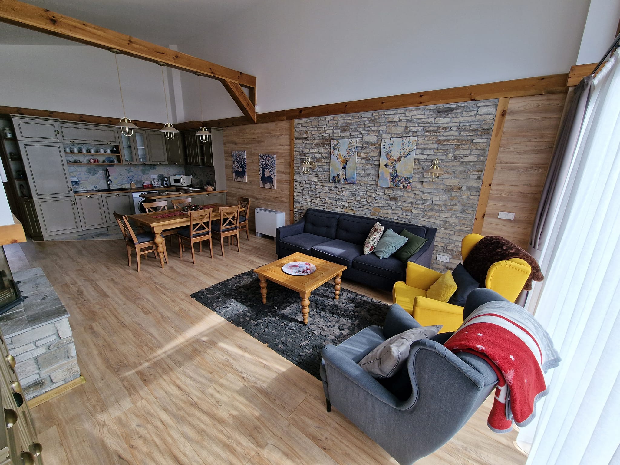 Alpine house with three bedrooms and a yard for sale next to Pirin Golf, Razlog