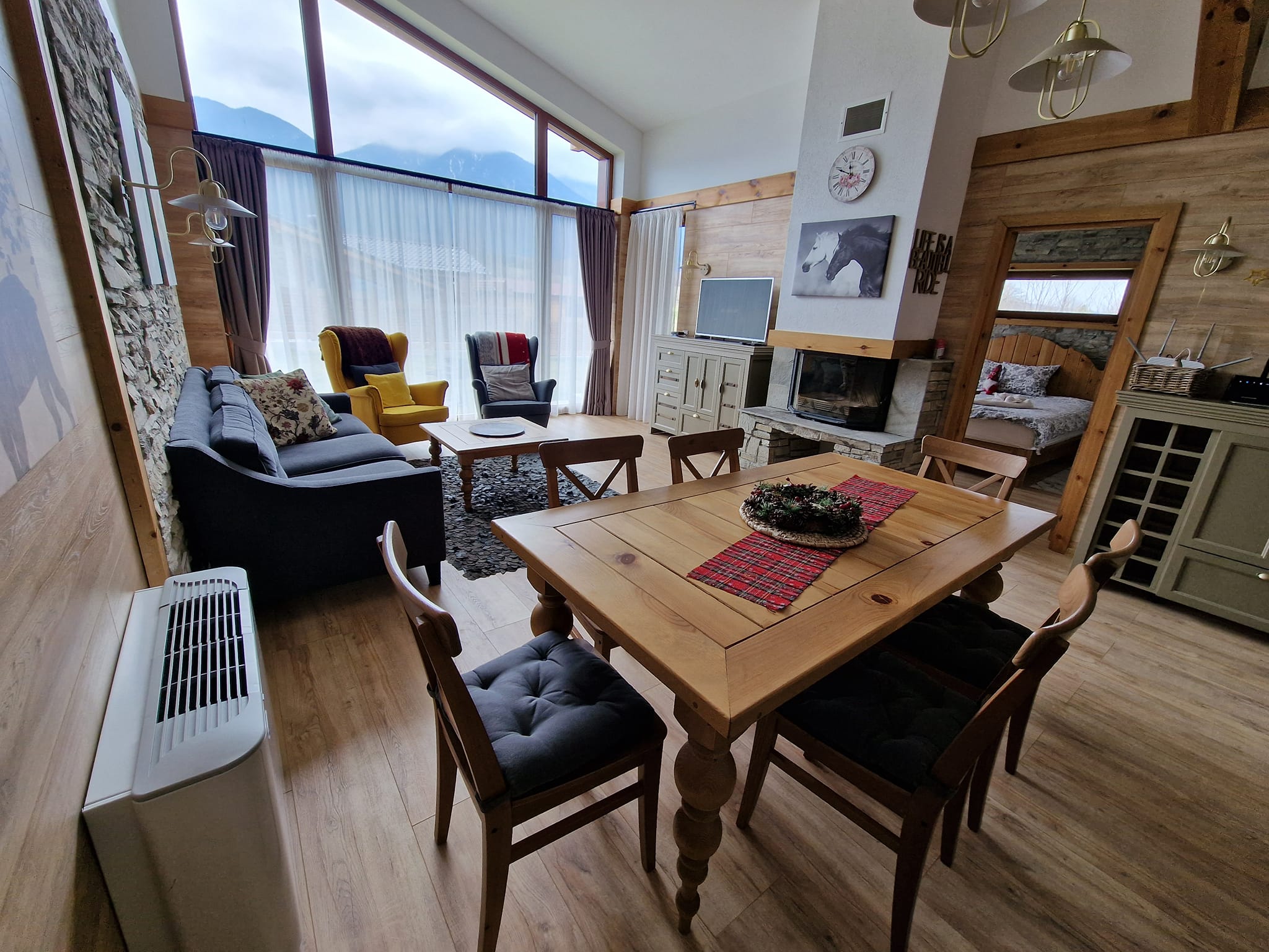 Alpine house with three bedrooms and a yard for sale next to Pirin Golf, Razlog