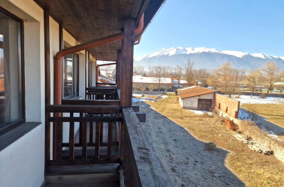 Studio with a beautiful view of Pirin for sale between Bansko and Banya! Low maintenance fee!