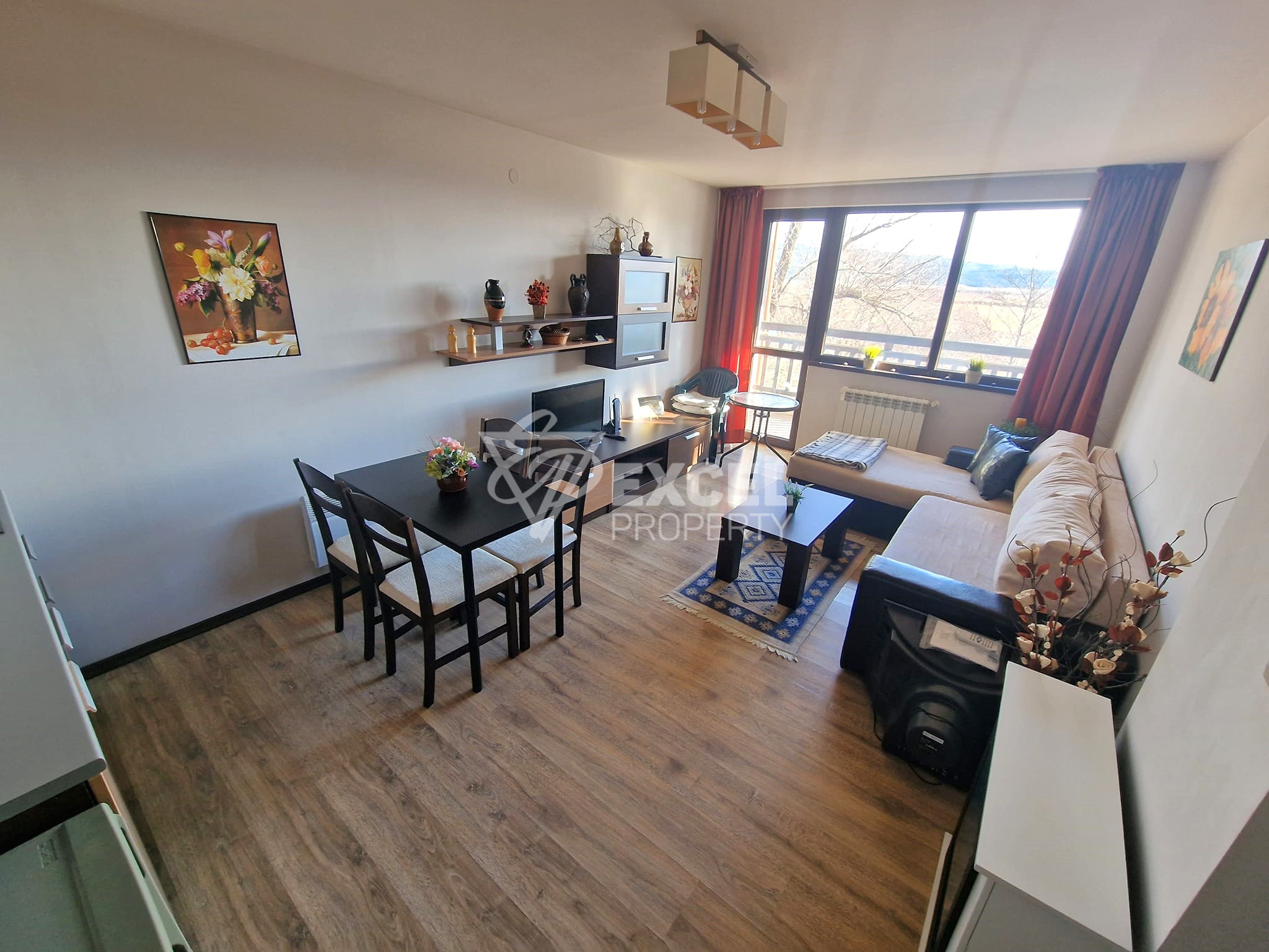 One bedroom apartment with east exposure for sale between Bansko and Banya! Bargain!