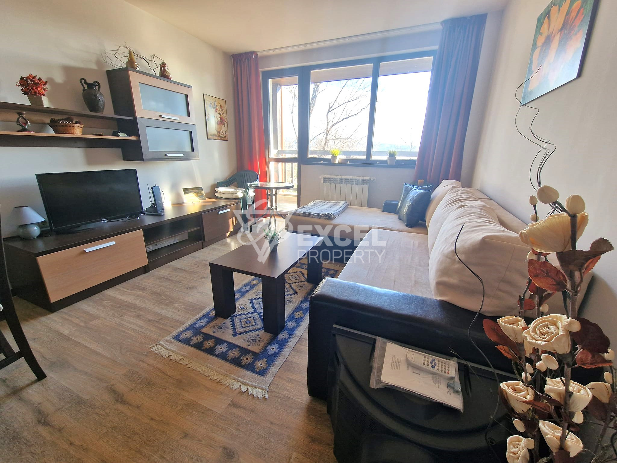 One bedroom apartment with east exposure for sale between Bansko and Banya! Bargain!