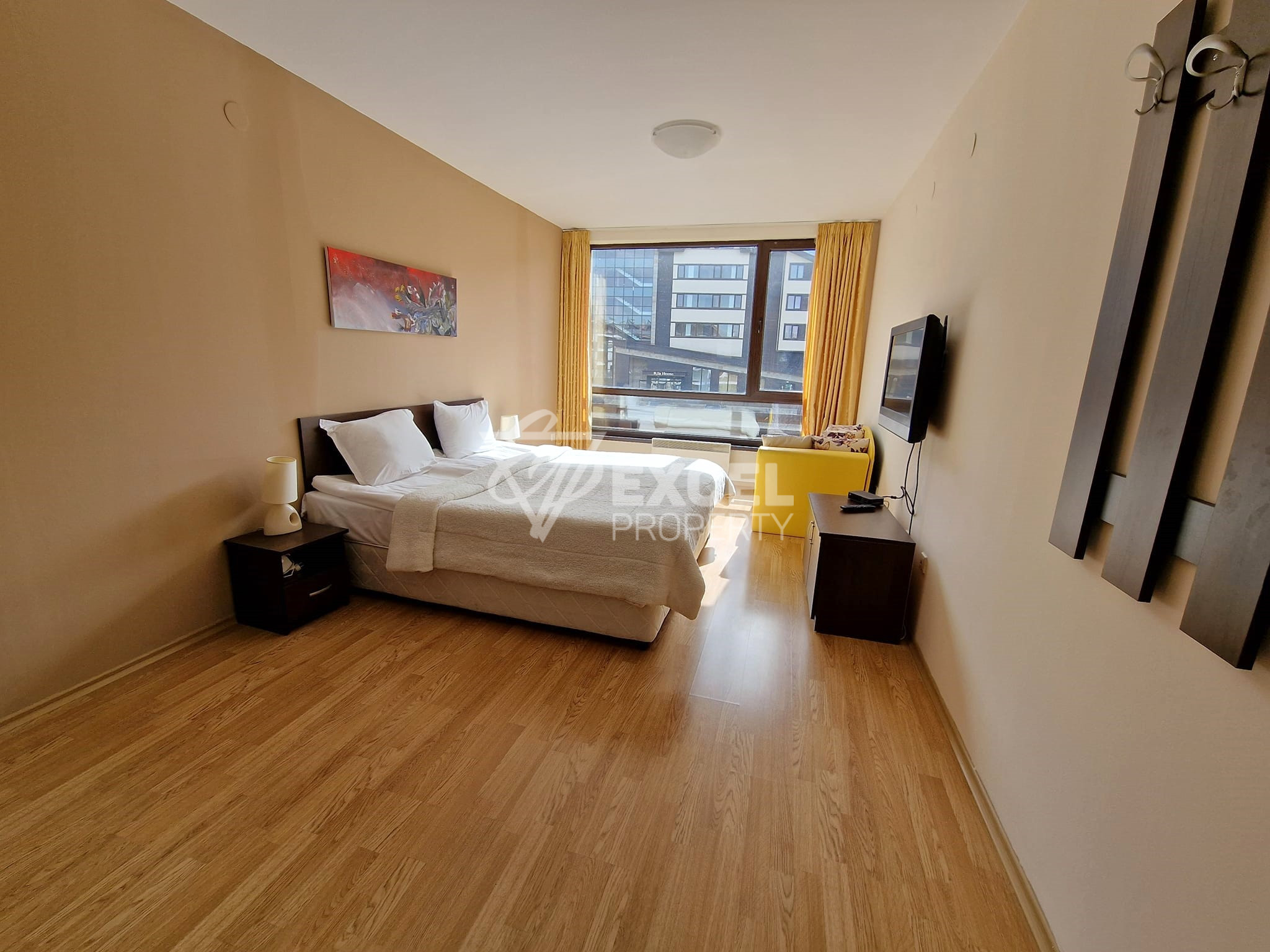 Furnished One-bedroom apartment with air conditioning at a bargain price for sale in Aspen Resort