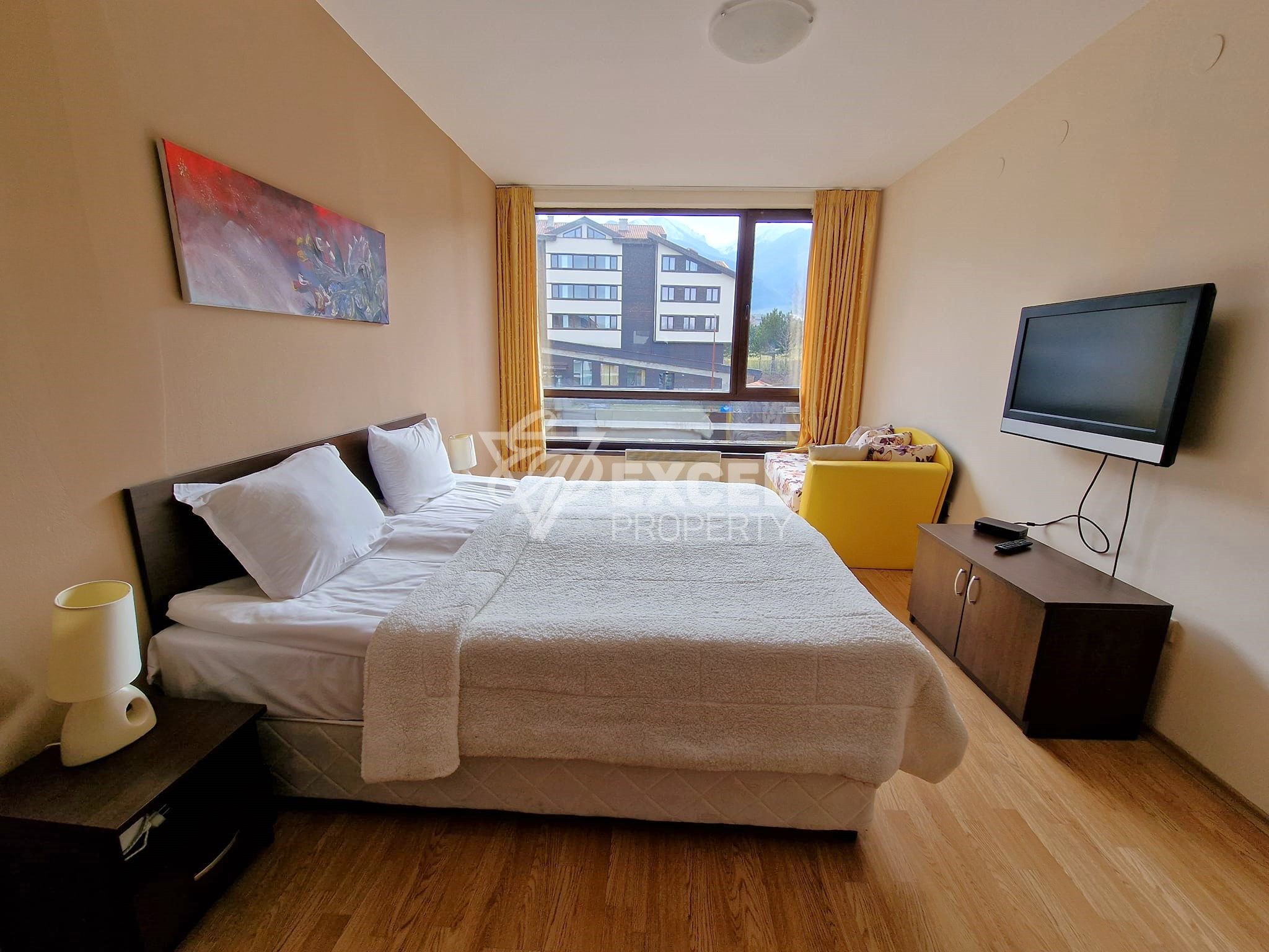 Furnished One-bedroom apartment with air conditioning at a bargain price for sale in Aspen Resort