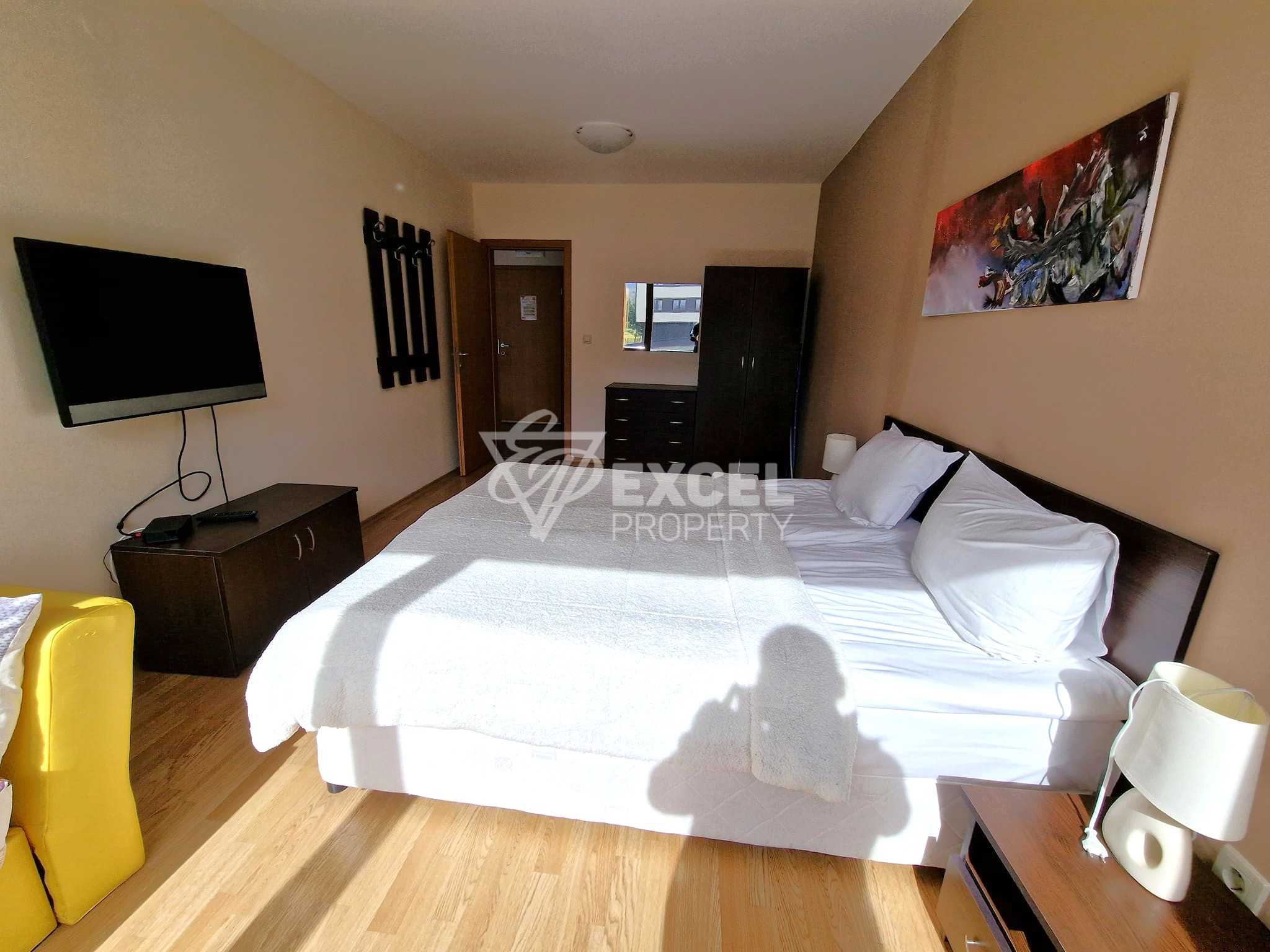 Furnished One-bedroom apartment with air conditioning at a bargain price for sale in Aspen Resort