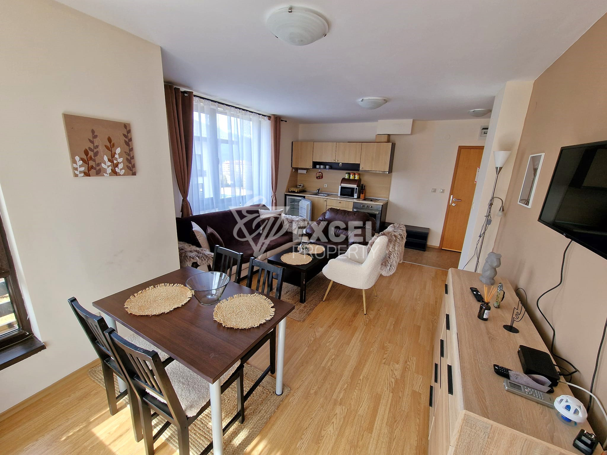 Furnished One-bedroom apartment with air conditioning at a bargain price for sale in Aspen Resort