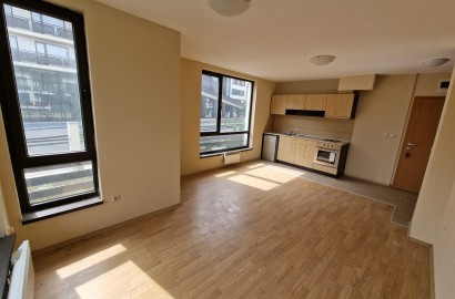 Semi-furnished two-room apartment in a gated complex with a pool, Razlog area