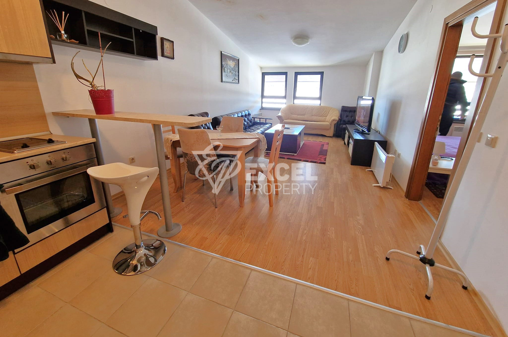 Southern one bed apartment with a frontal view of Pirin! Affordable price!