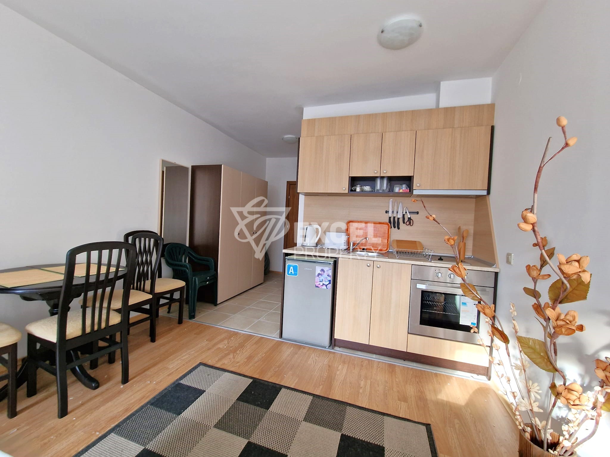 Southern studio with new furniture and a wonderful view of the Pirin Mountains for sale in the region of Bansko and Razlog
