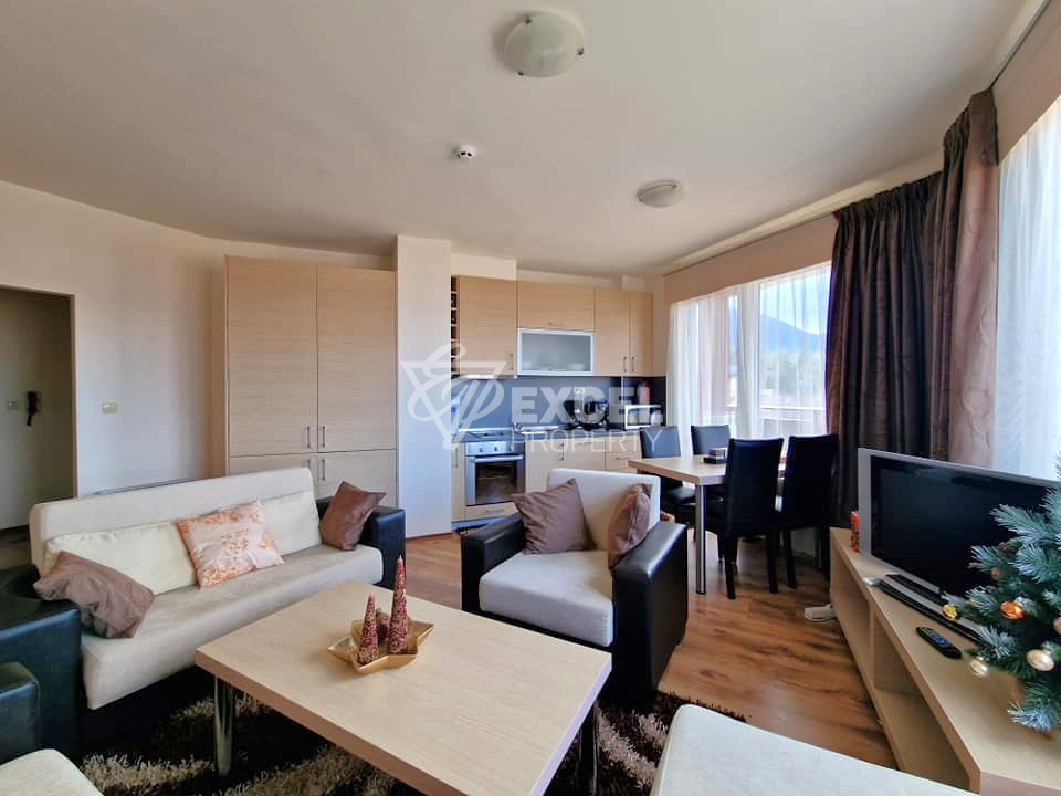 One-bedroom apartment with underground parking space and low maintenance fee for sale in Bansko