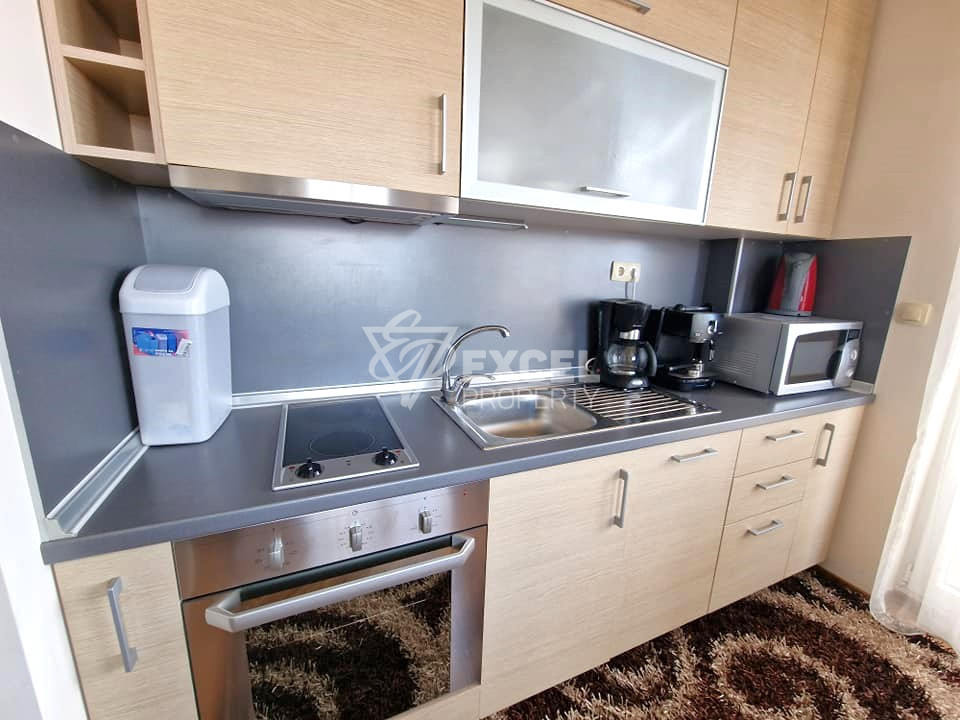 One-bedroom apartment with underground parking space and low maintenance fee for sale in Bansko