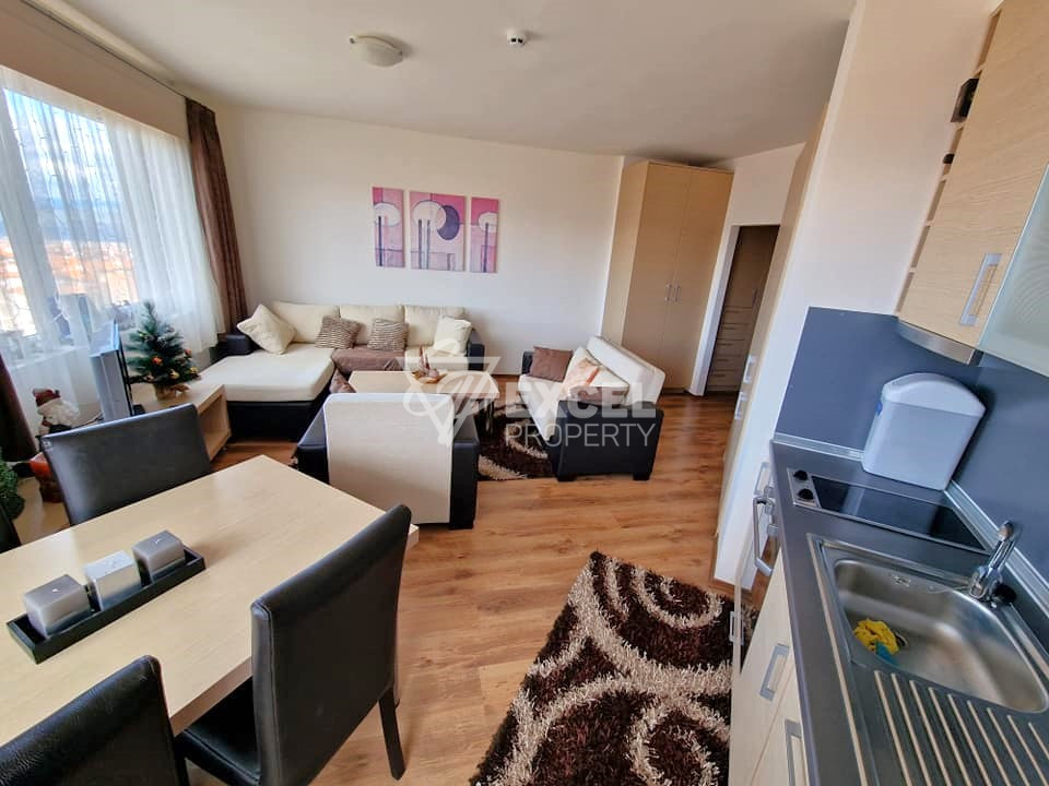 One-bedroom apartment with underground parking space and low maintenance fee for sale in Bansko