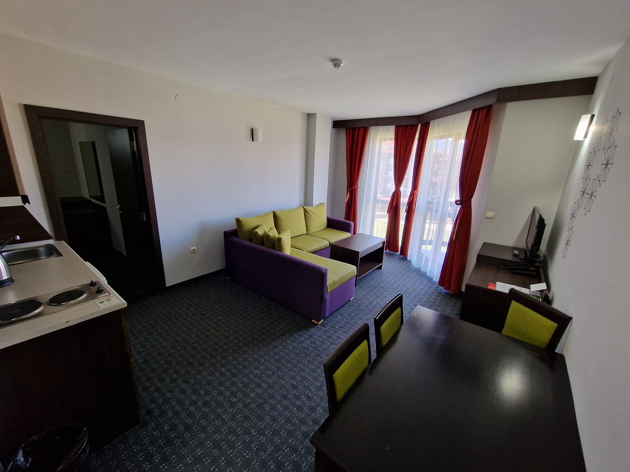 One-bedroom apartment in Bansko next to Hotel Belvedere, 200 meters from the ski lift