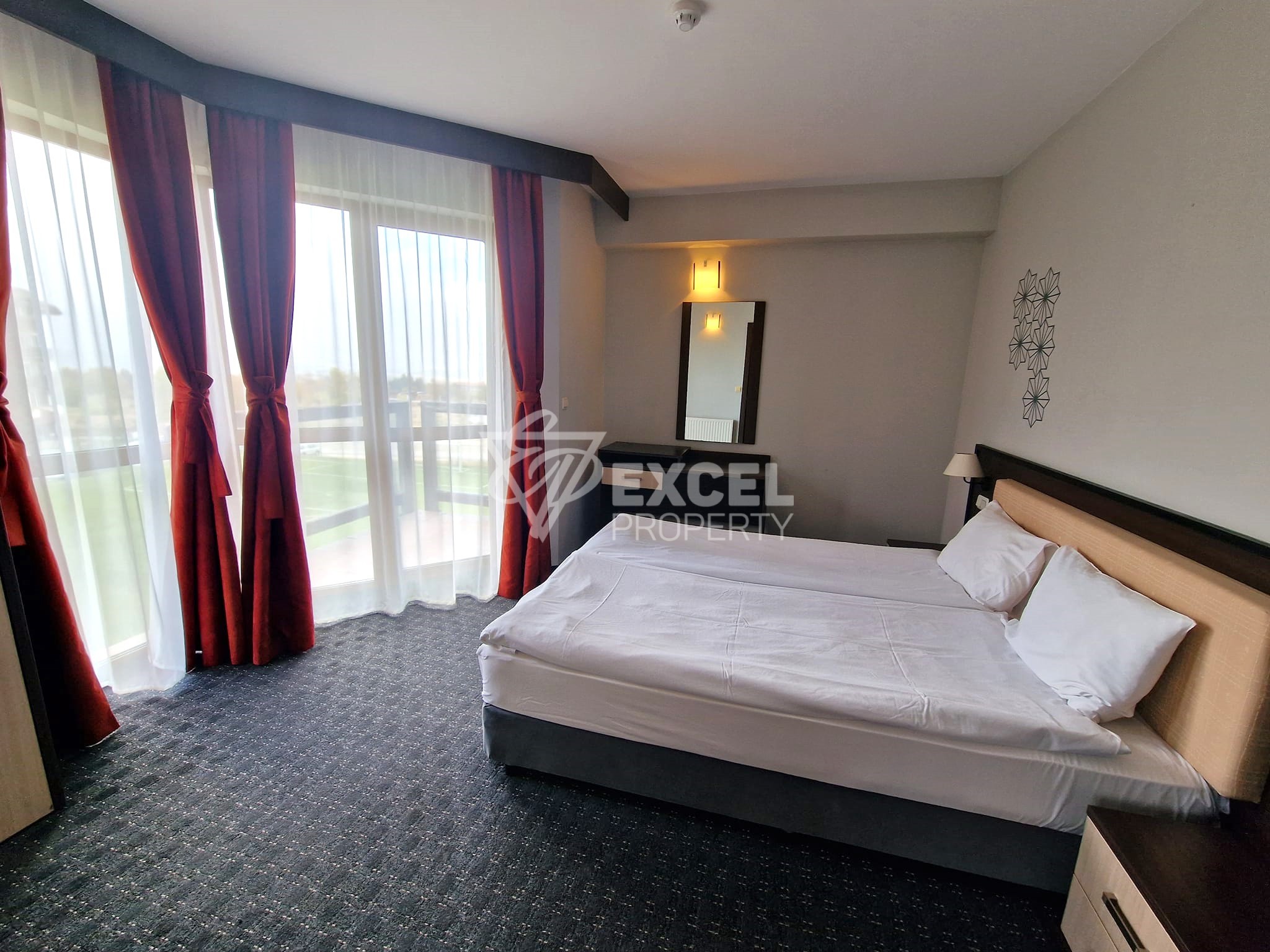 Bright one bedroom apartment 200 m from the Gondola in Bansko! View of Pirin mountain!