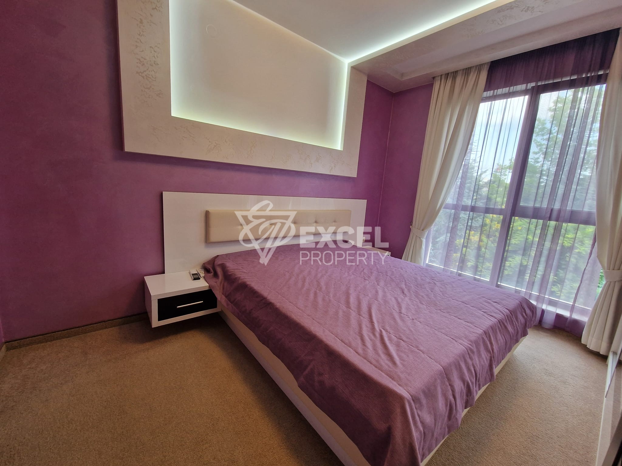 Two bedroom apartment with garage for rent in the Maxi complex, Vitosha quarter, Sofia